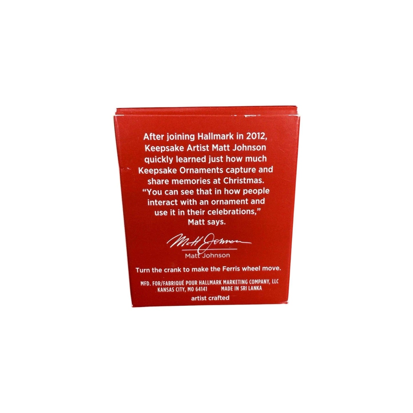 2020 Festive Ferris Wheel (Snowmen)