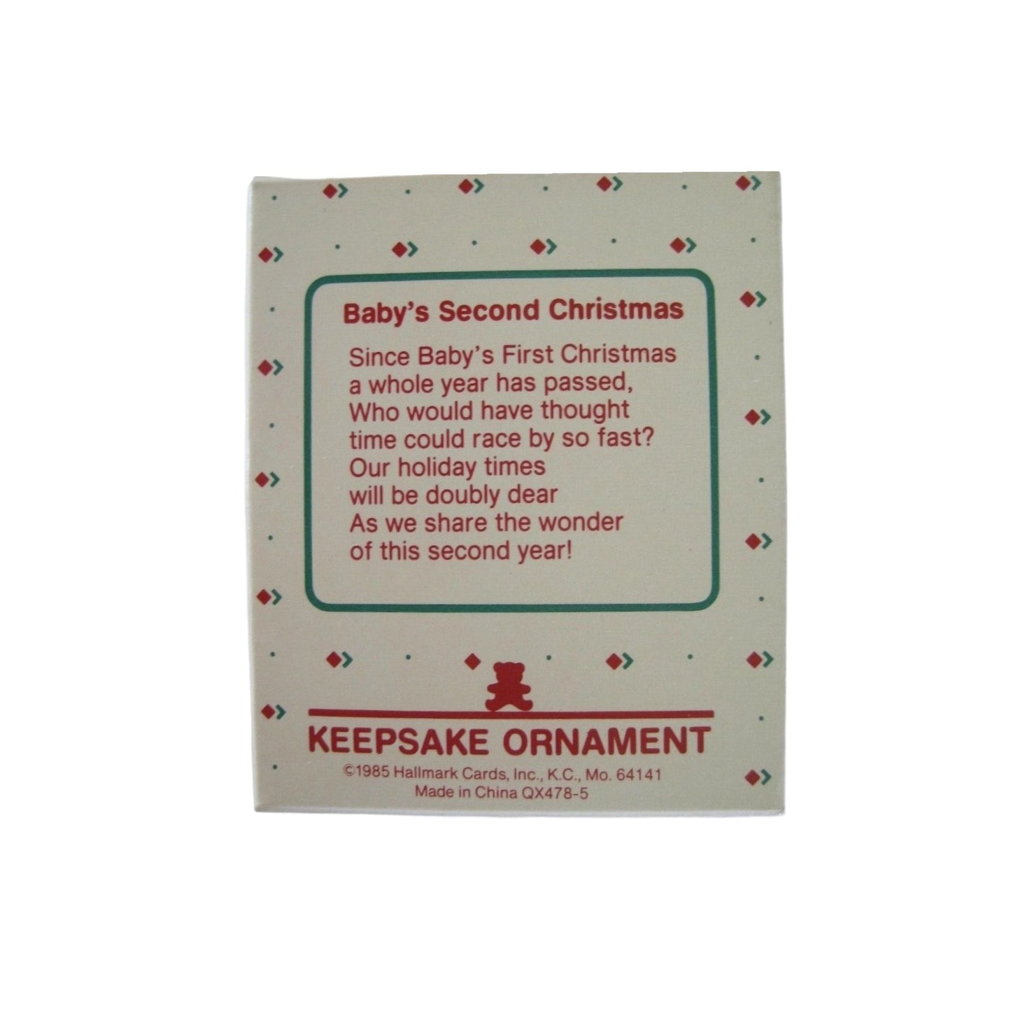 1985 Baby's Second Christmas (Child's Age Collection)