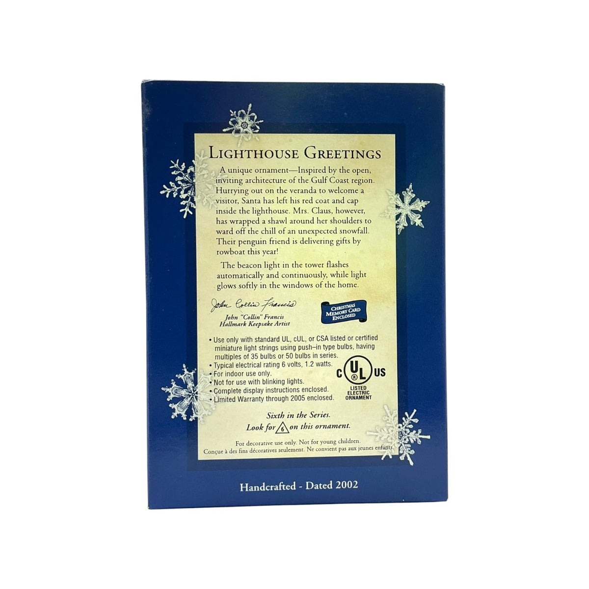 2002 Lighthouse Greetings (Lighthouse Greetings)