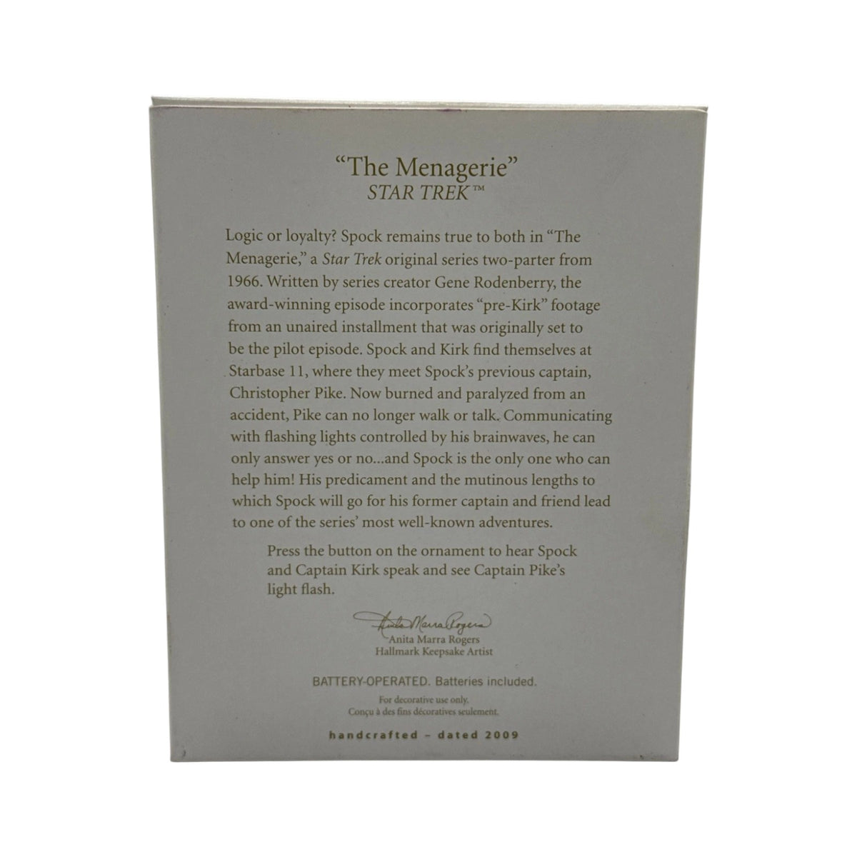 2009 The Menagerie (Star Trek)