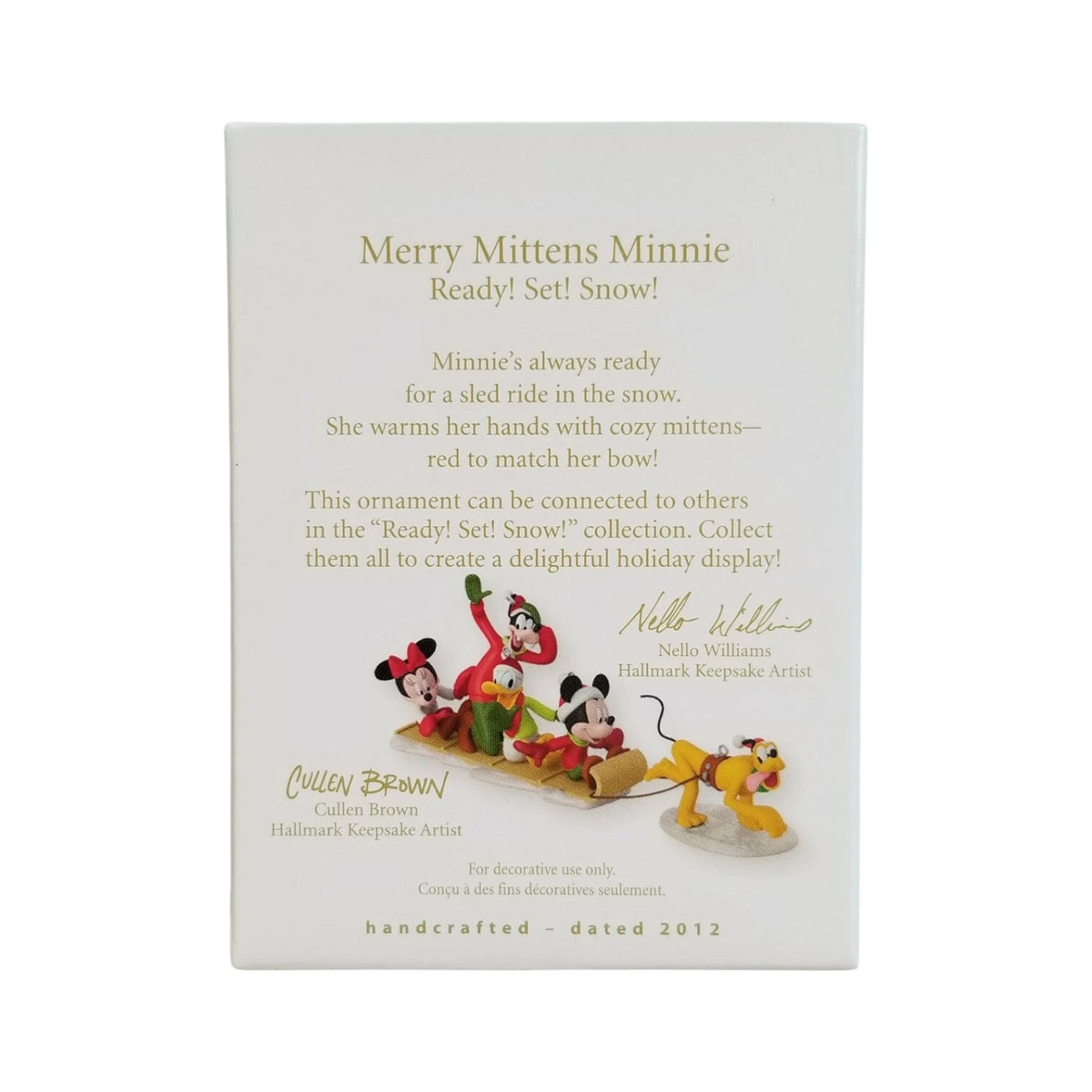 2012 Merry Mittens Minnie (Mickey Mouse & Friends)