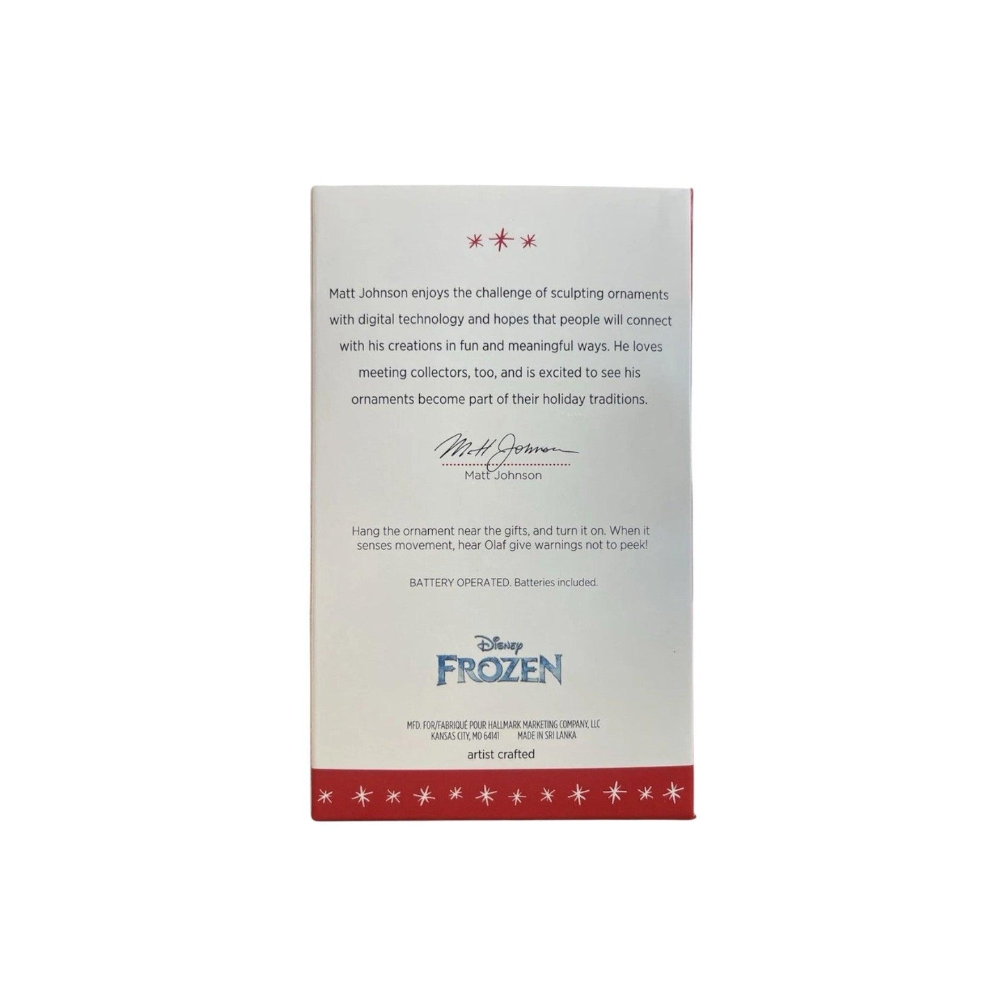 2016 Olaf Peekbuster (Frozen)