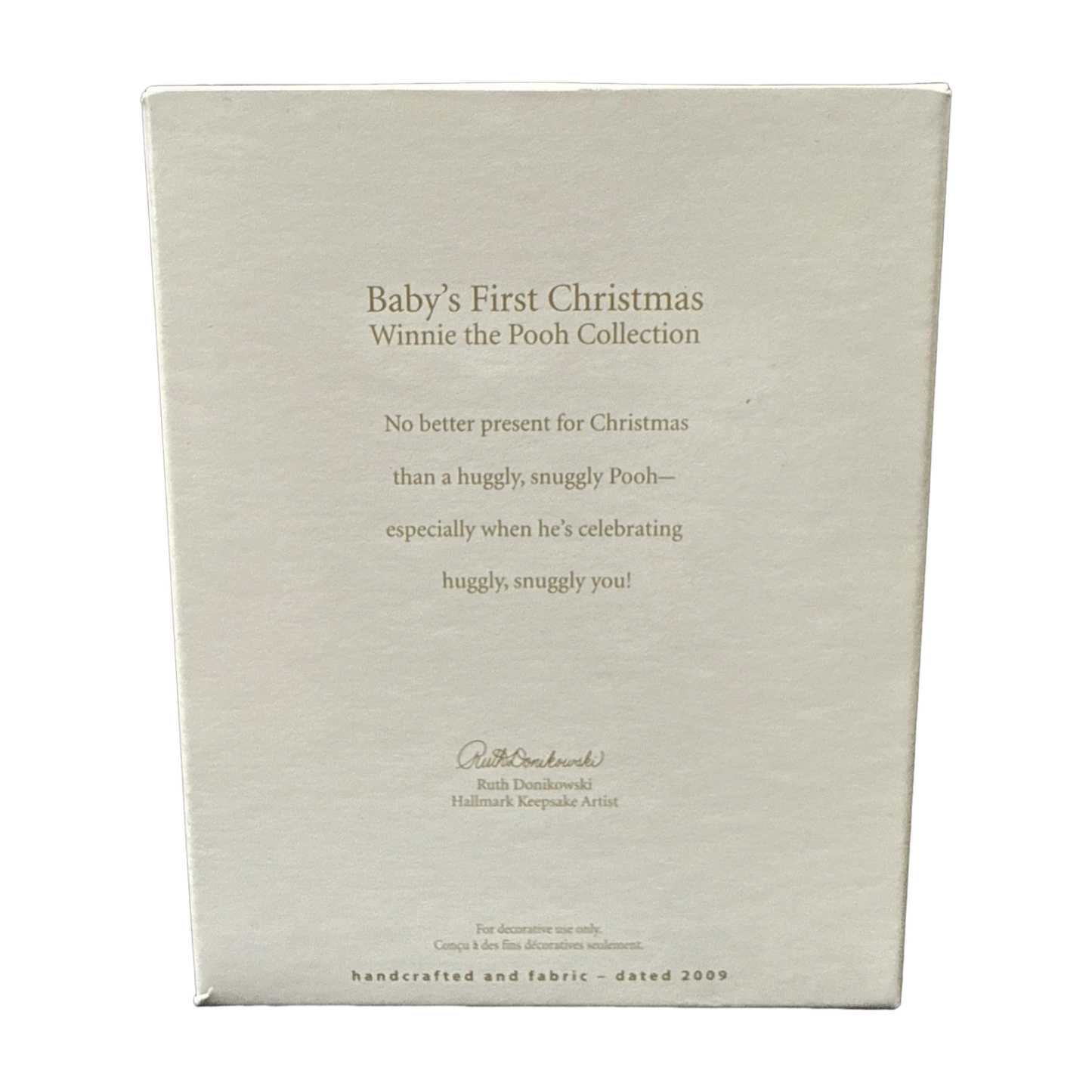 2009 Baby's First Christmas Winnie the Pooh)