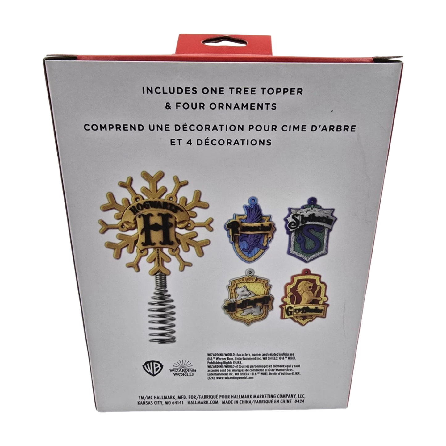 2024 Harry Potter 4 Mini Christmas Tree Ornaments (Harry Potter)