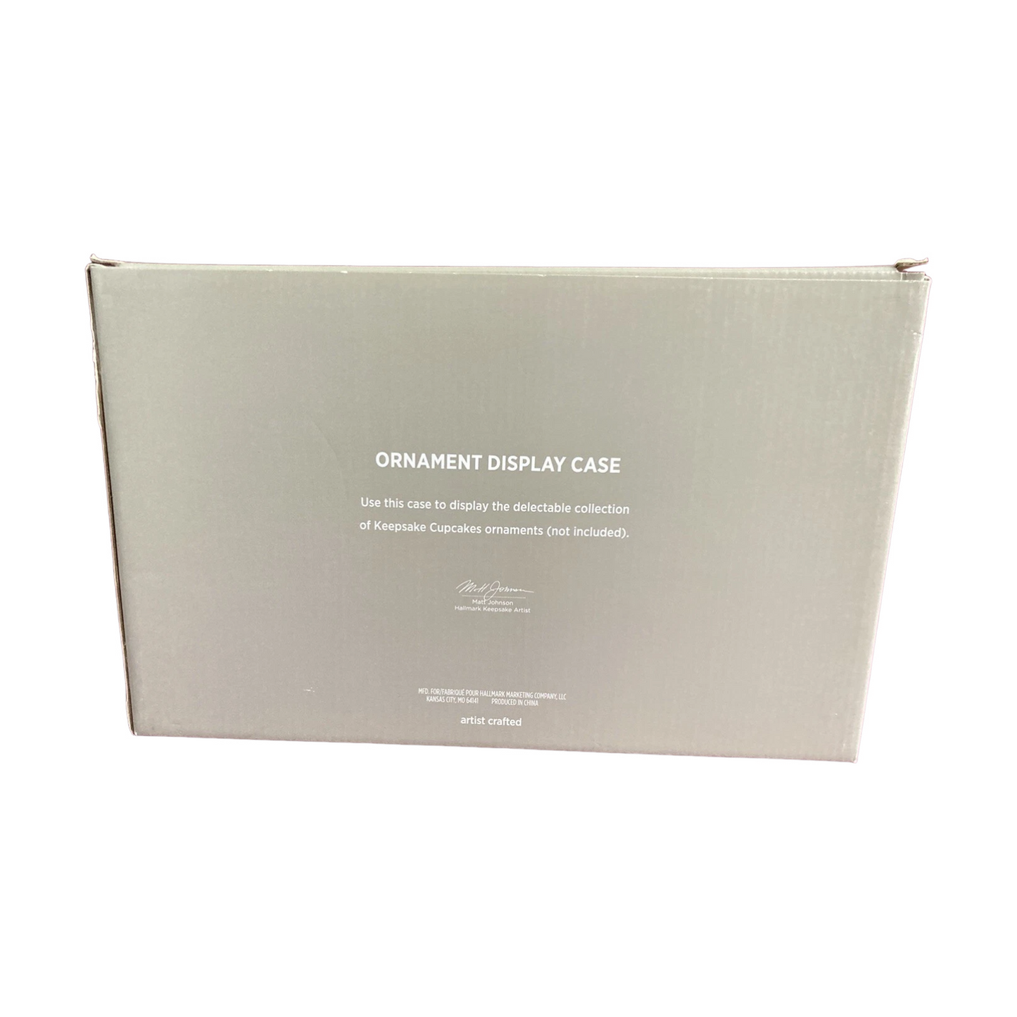 2015 Ornament Display Case (Keepsake Cupcake)