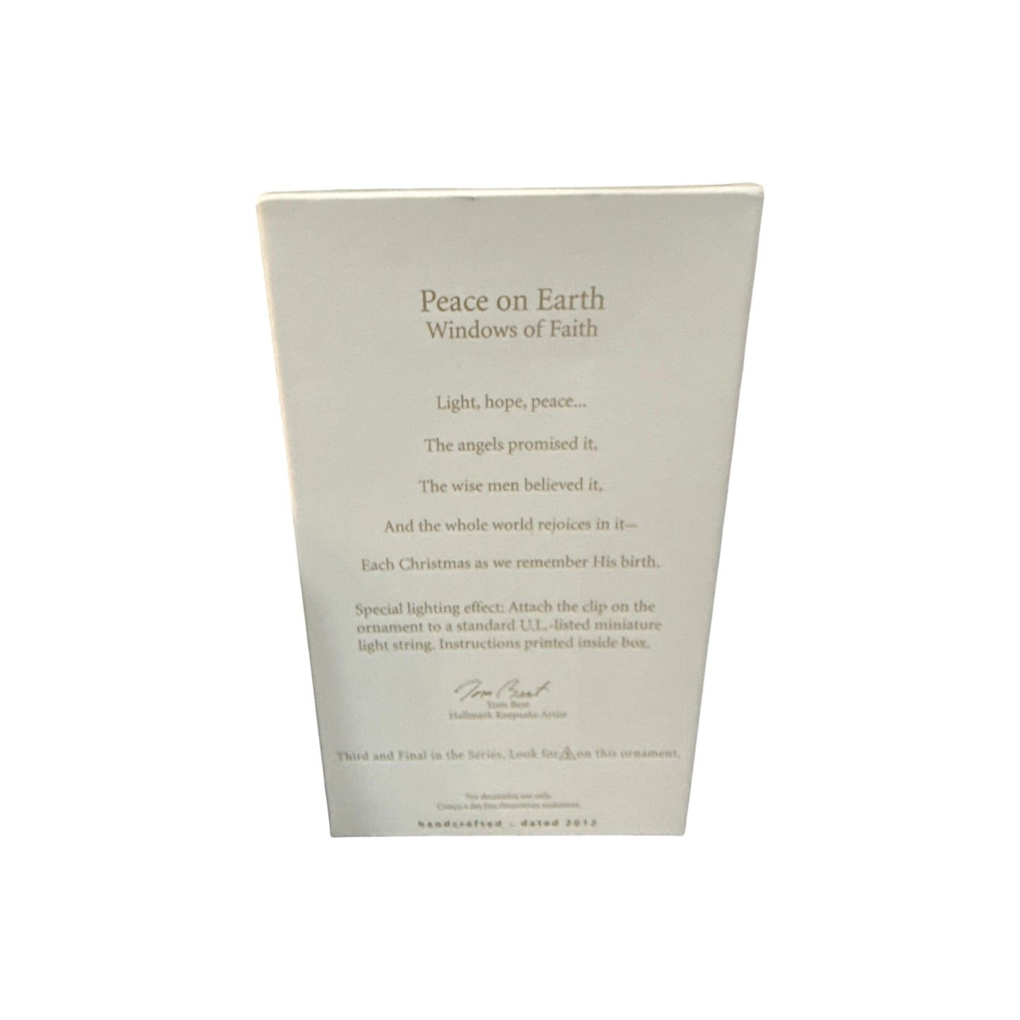 2012 Peace on Earth (Windows of Faith)