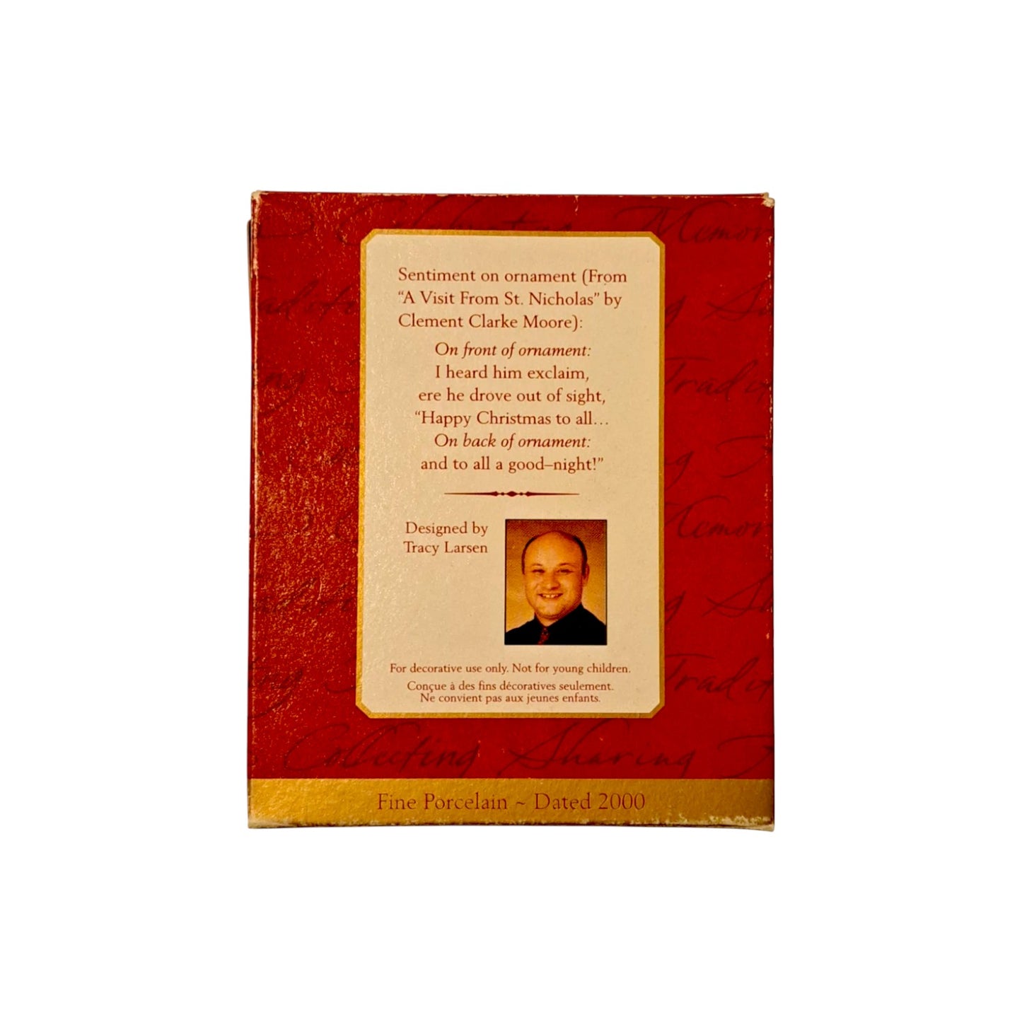 2000 A Visit from St. Nicholas (Blue Plate)