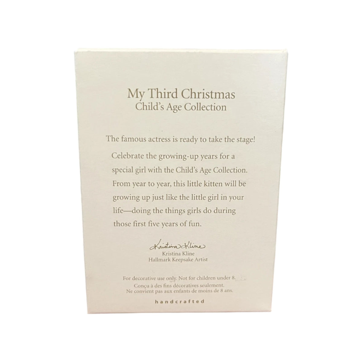 2006 My Third Christmas (Child's Age Collection)