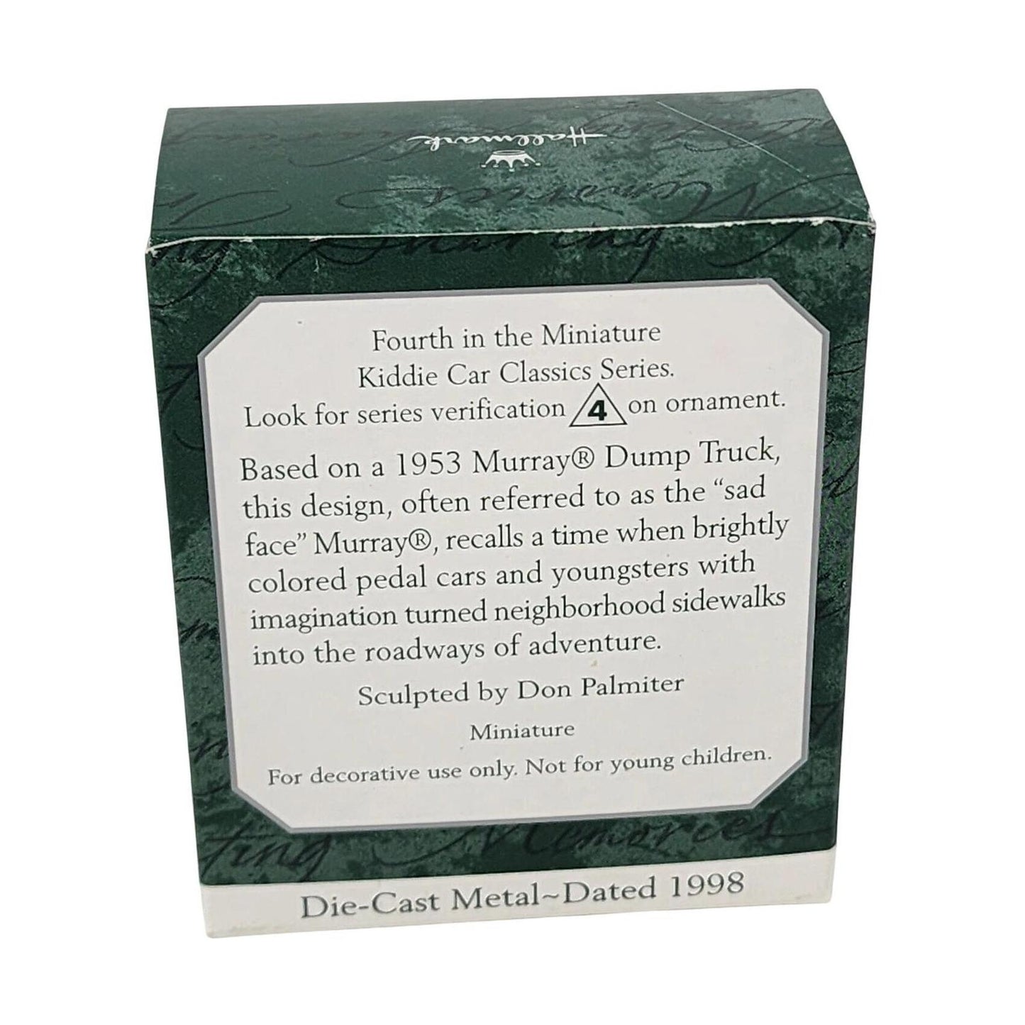 1998 Murray Dump Truck (Miniature Kiddie Car Classics)