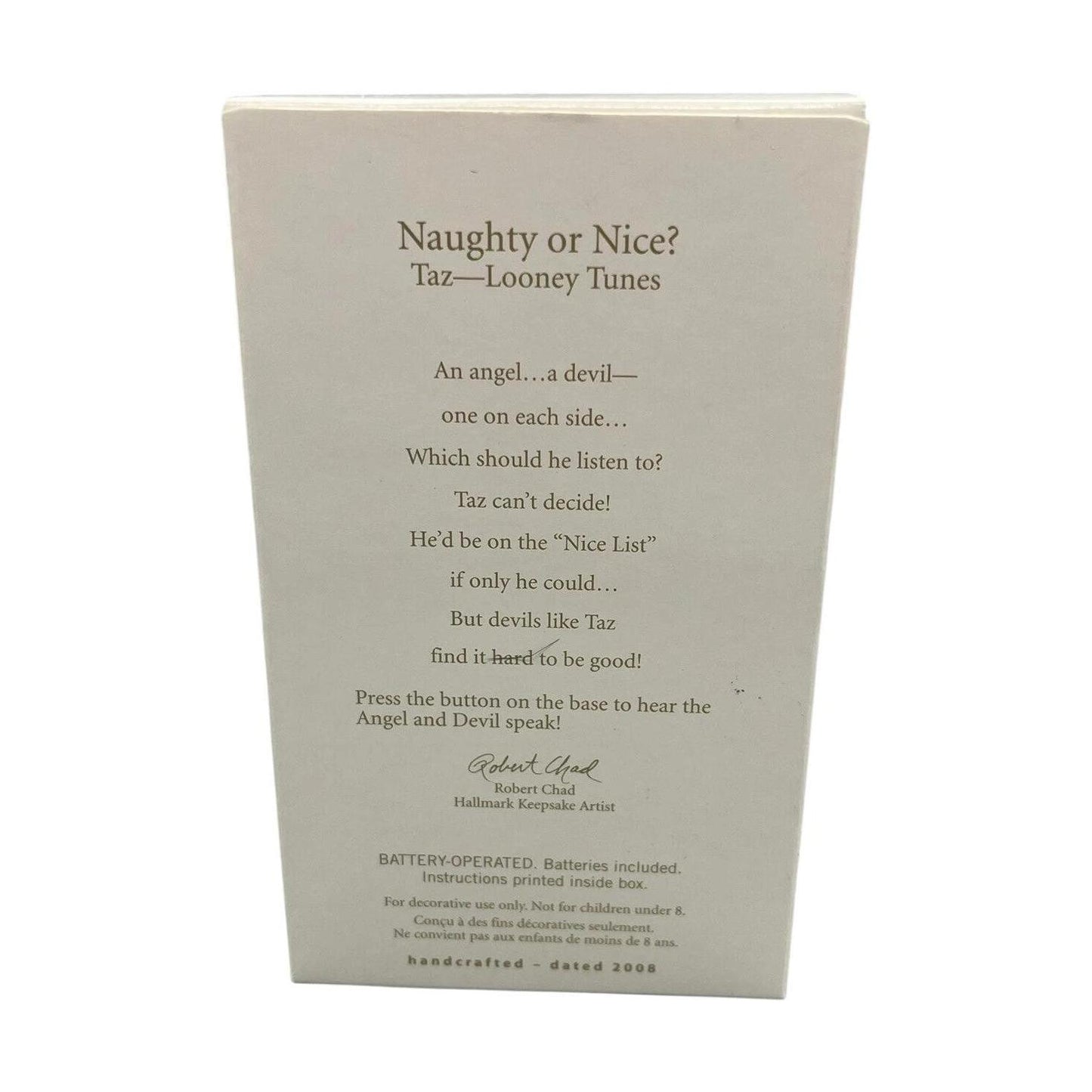 2008 Naughty or Nice? (Taz-Looney Tunes)