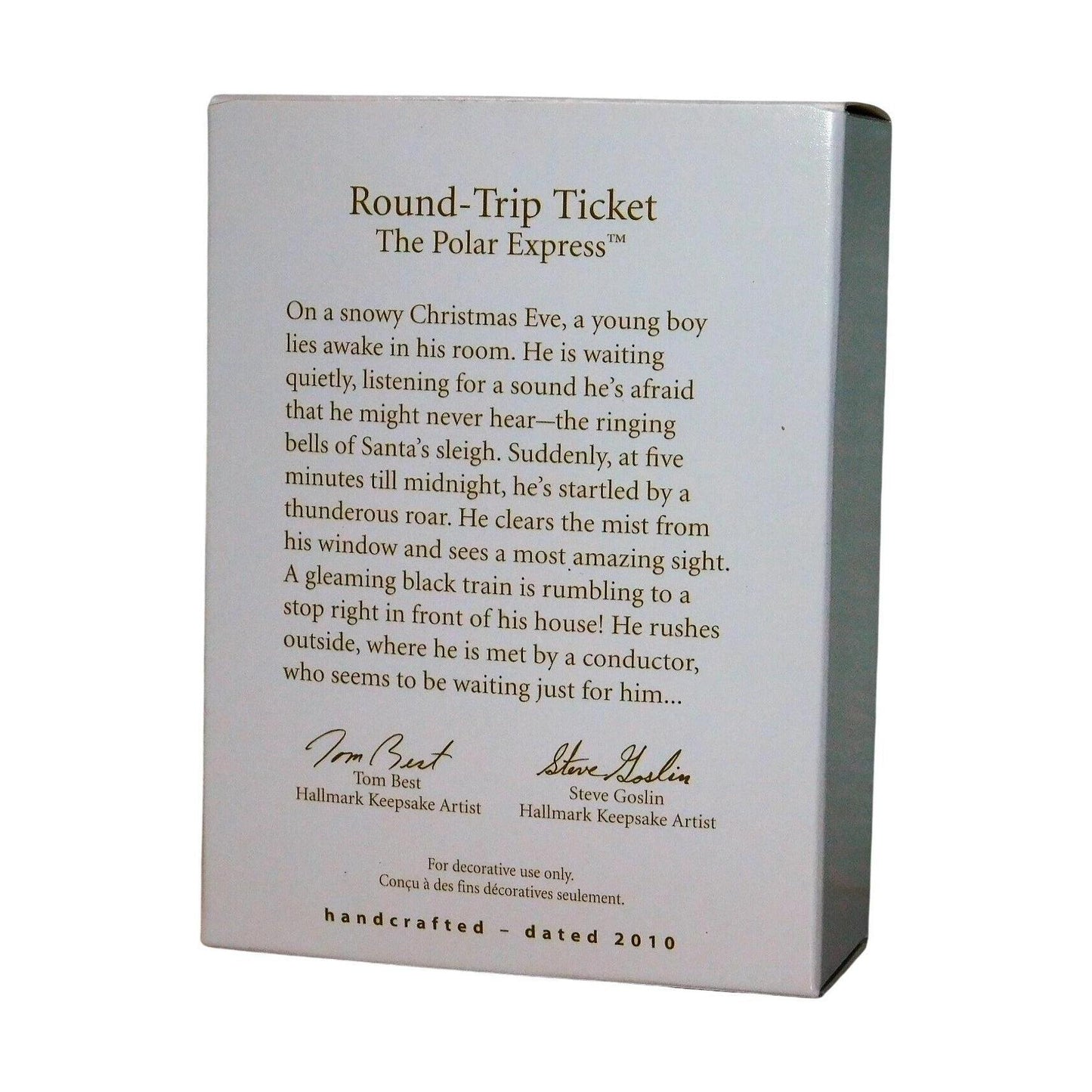 2010 Round-Trip Ticket (The Polar Express)