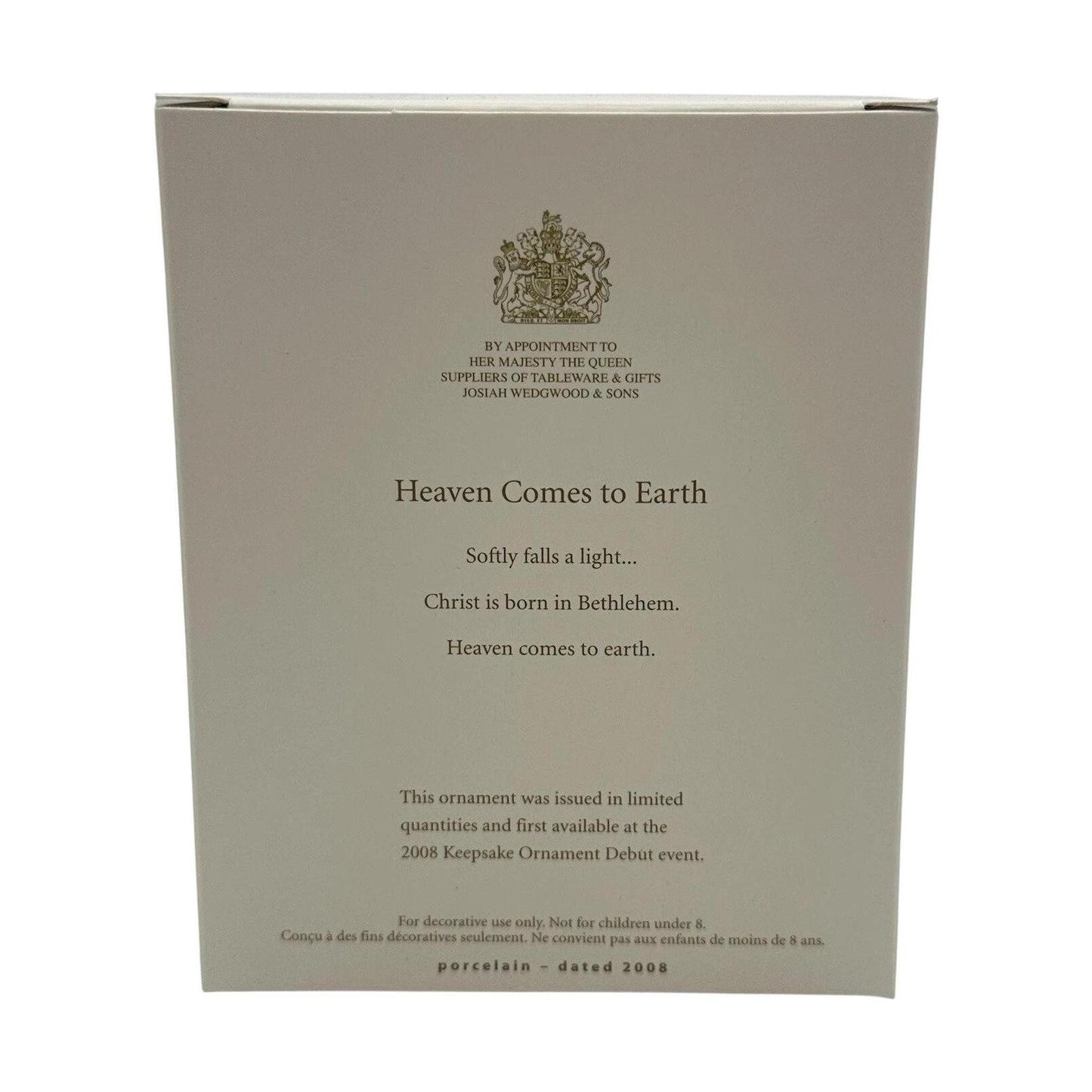 2008 Wedgwood (Heaven Comes to Earth)