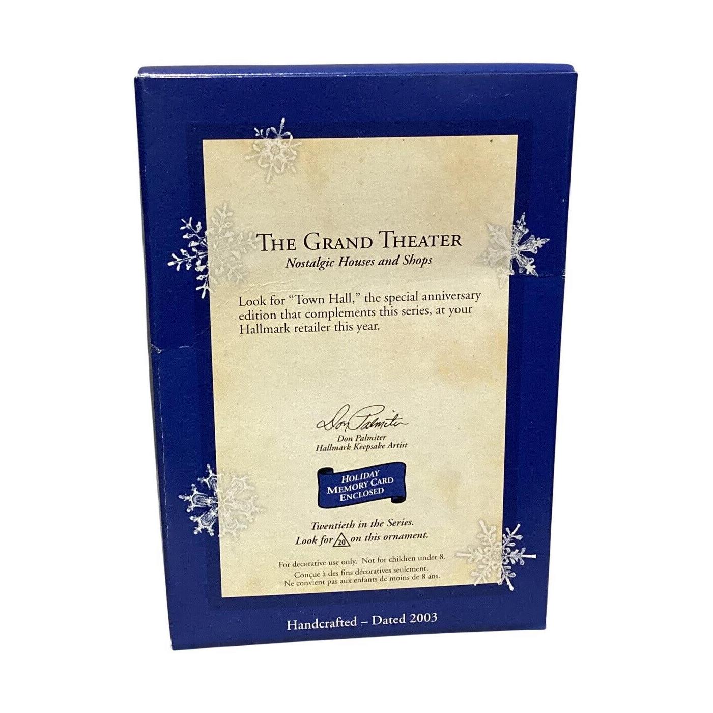 2003 The Grand Theater (Nostalgic Houses and Shops)