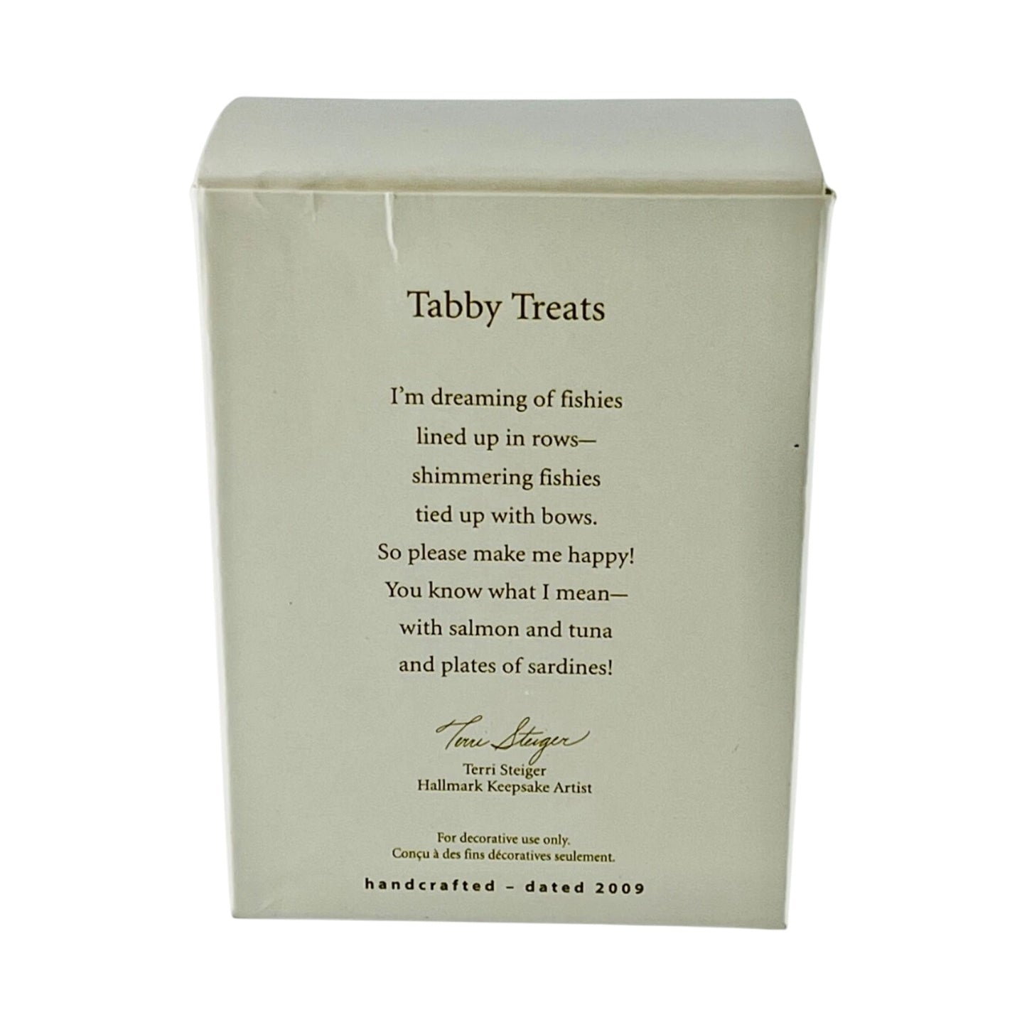 2009 Tabby Treats (Photo Holder)