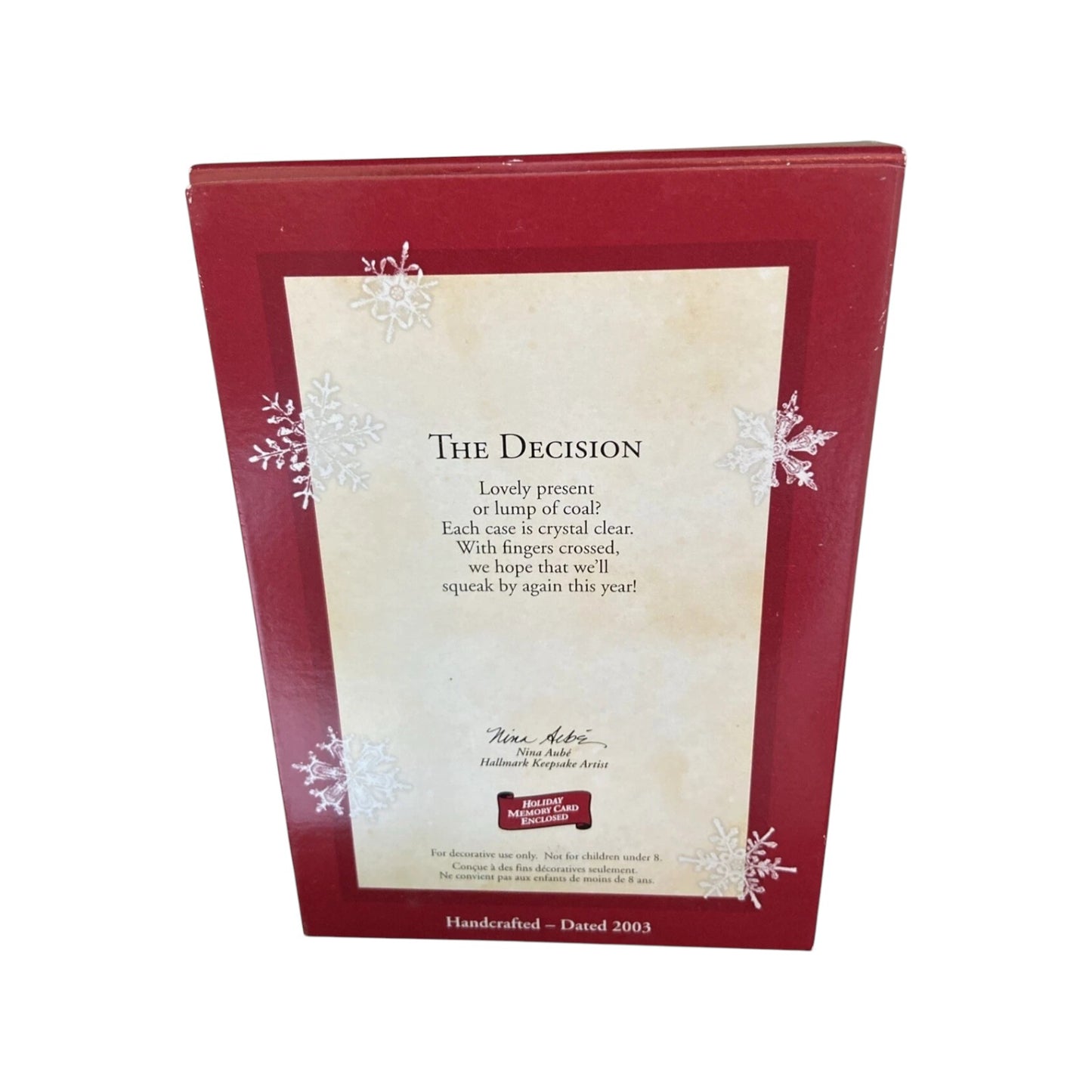2003 The Decision (Santa Claus)