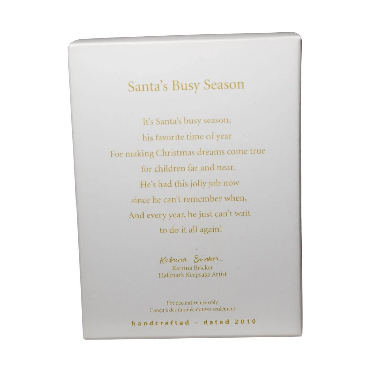 2010 Santa's Busy Season (Santa Claus)