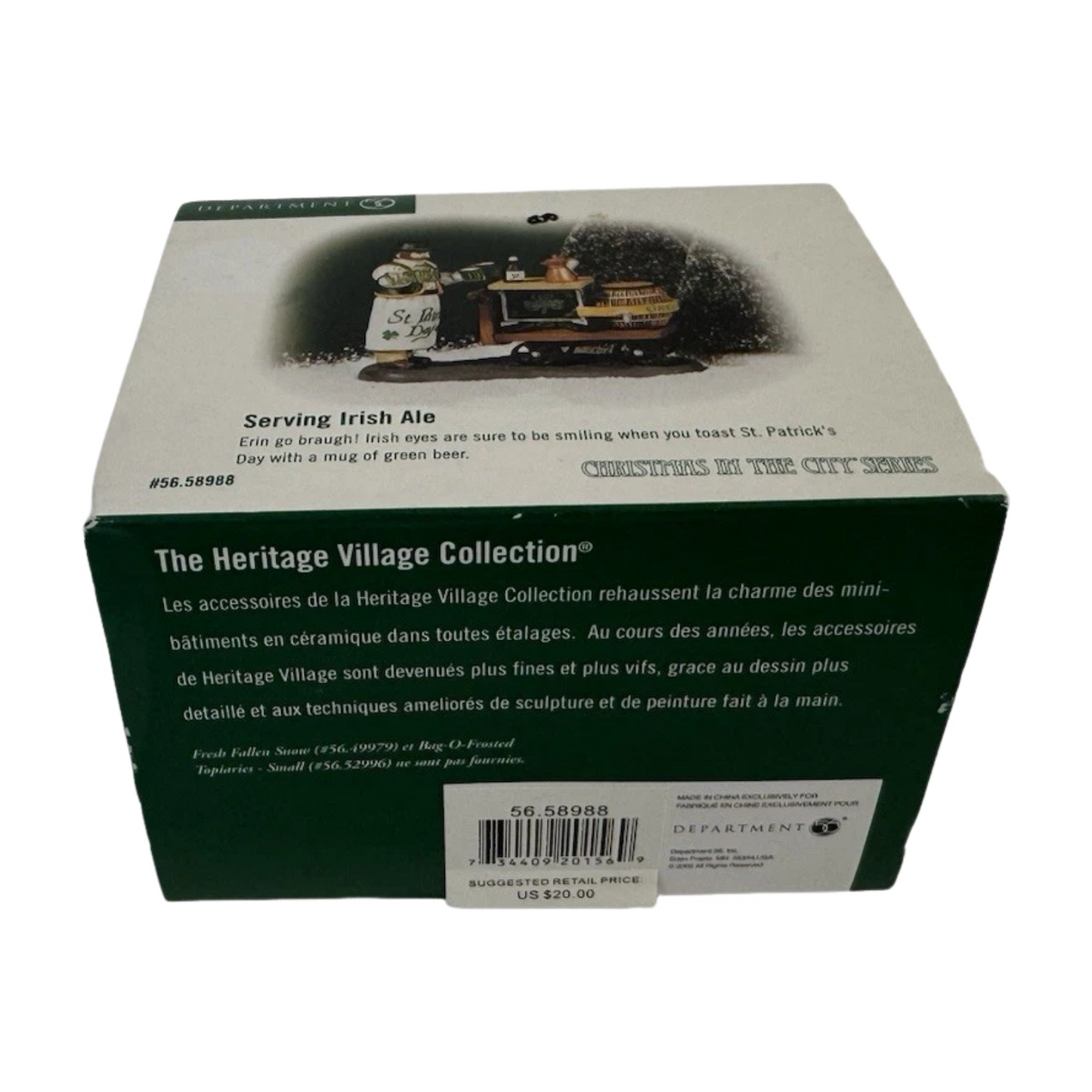 2002 Serving Irish Ale (Department 56) 56.58988