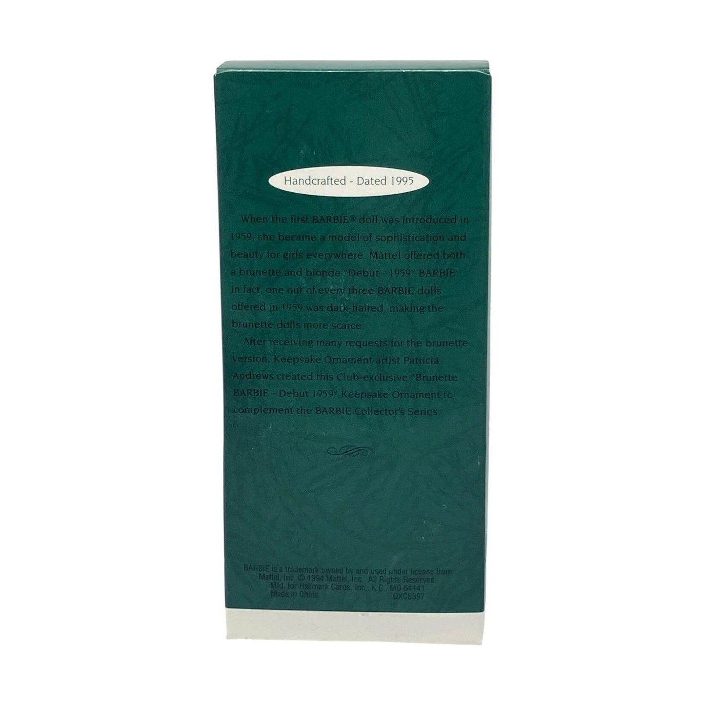 1995 Brunette Debut - 1959 (Barbie)