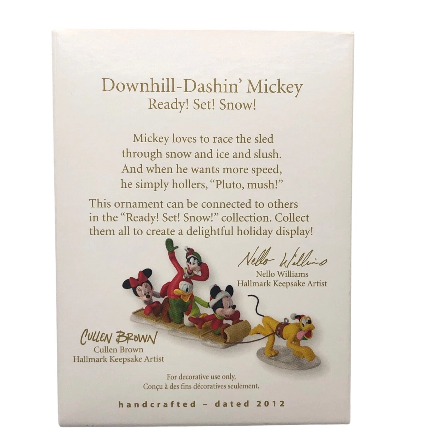 2012 Downhill-Dashin' Mickey (Mickey Mouse & Friends)