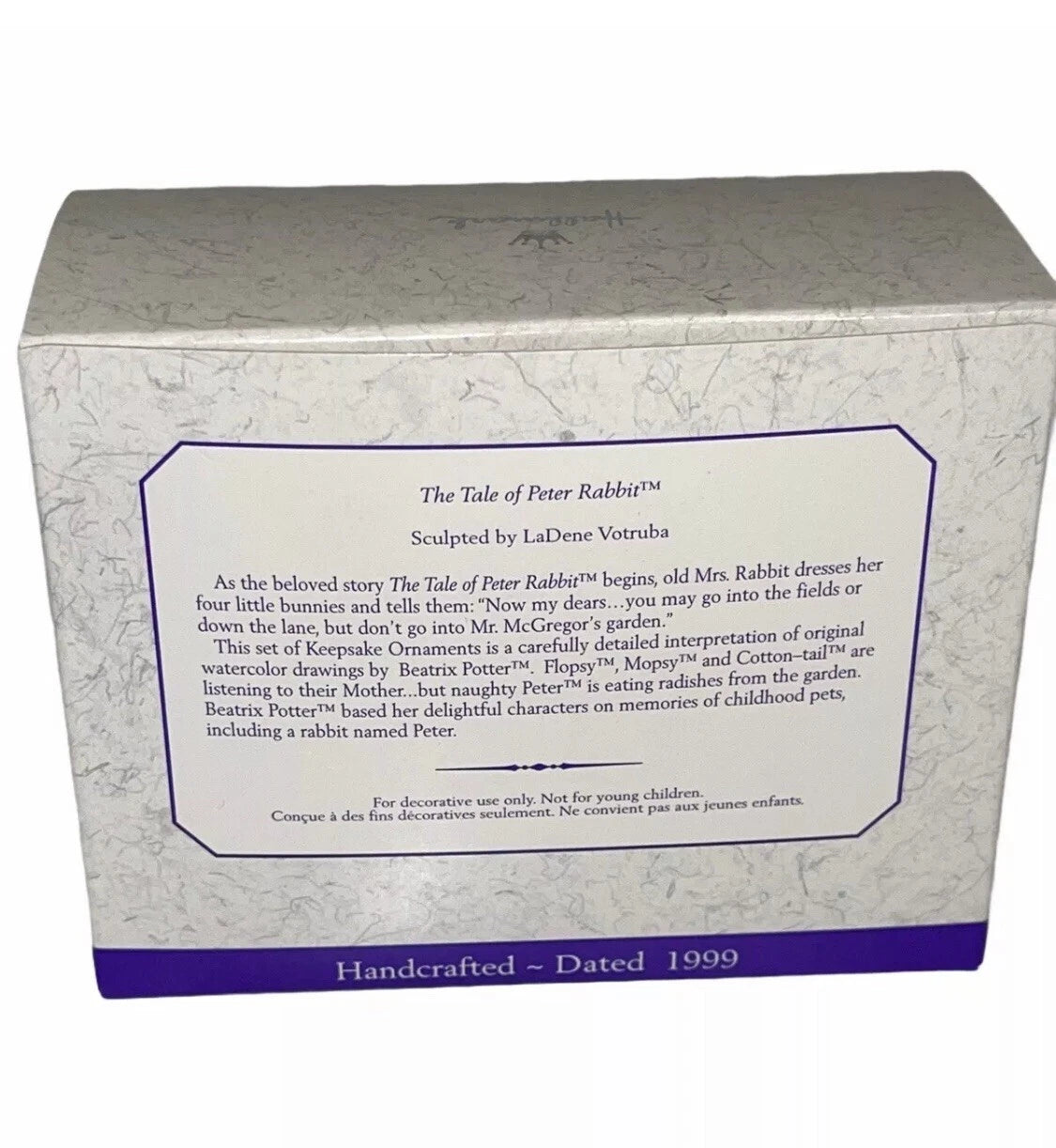 1998 The Tale of Peter Rabbit (Beatrix Potter)