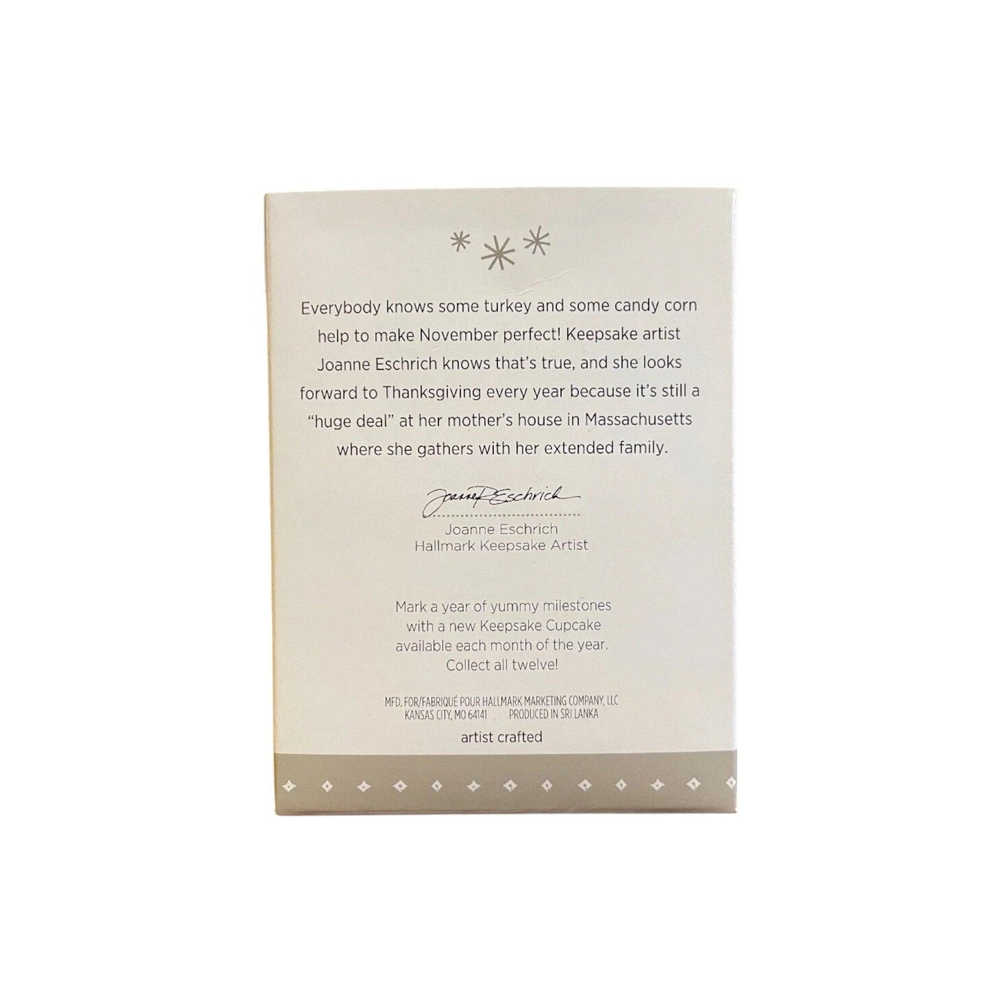 2015 Grateful Gobbler (Keepsake Cupcakes)