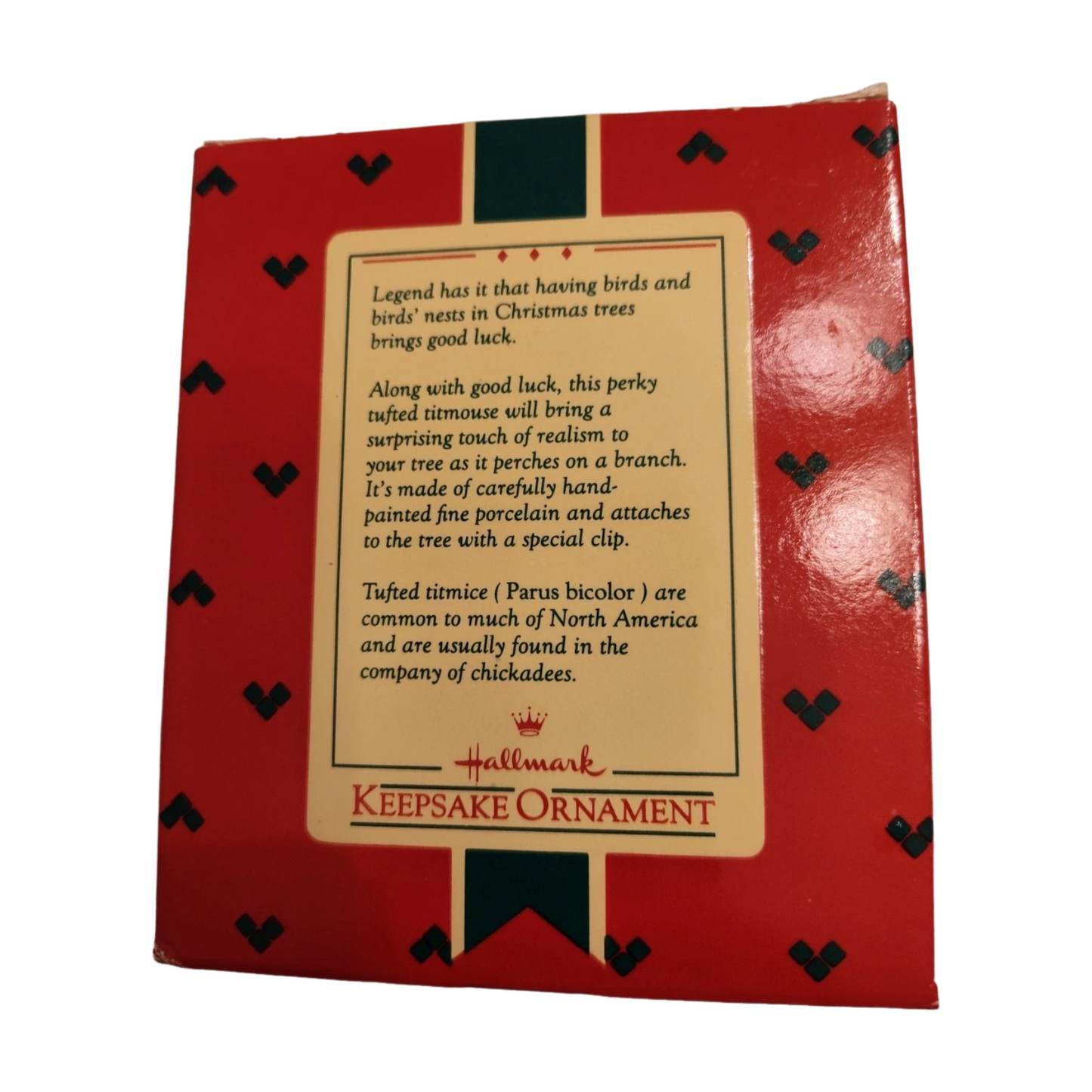 1985 Tufted Titmouse (Porcelain Birds)