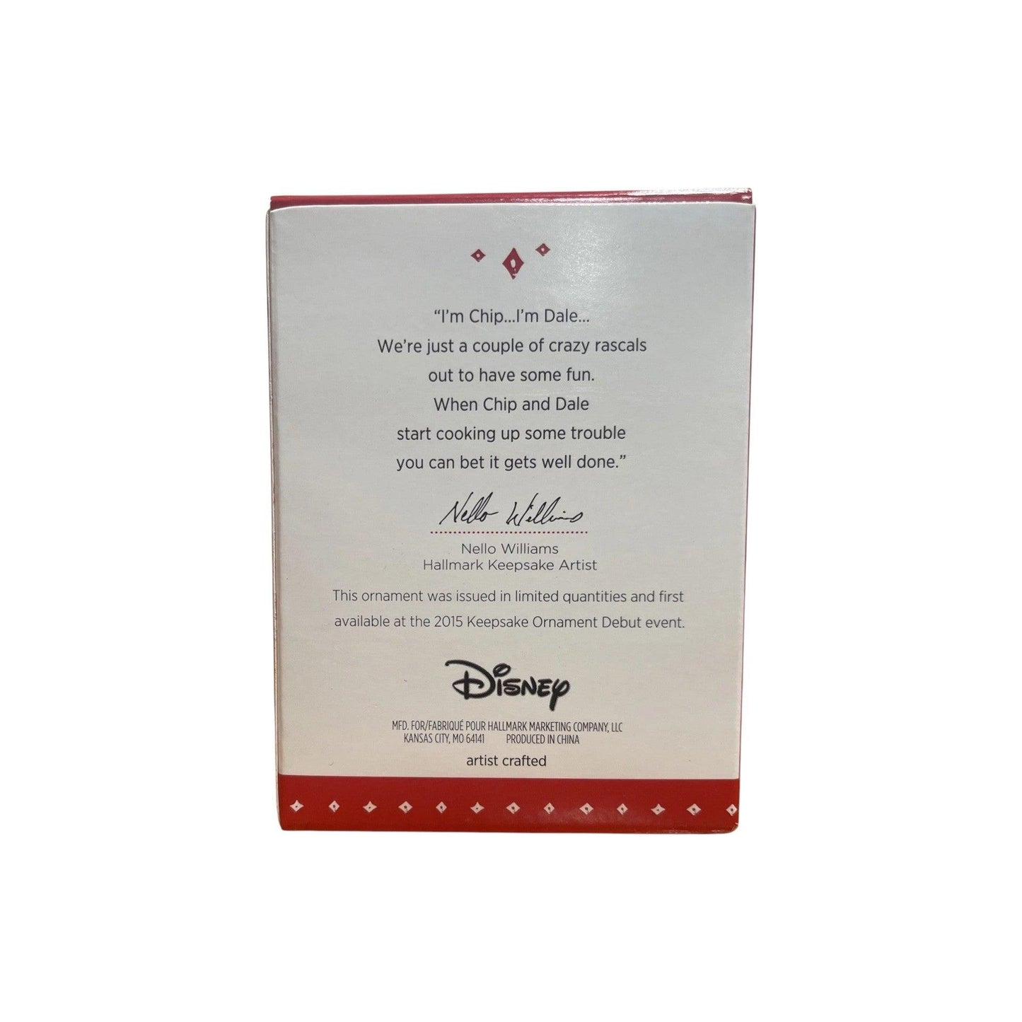 2015 Chip and Dale (Mickey Mouse & Friends)