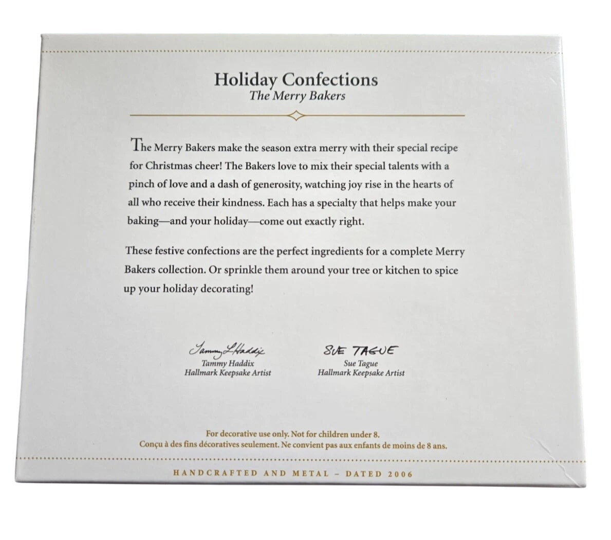 2006 Holiday Confections (The Merry Bakers)
