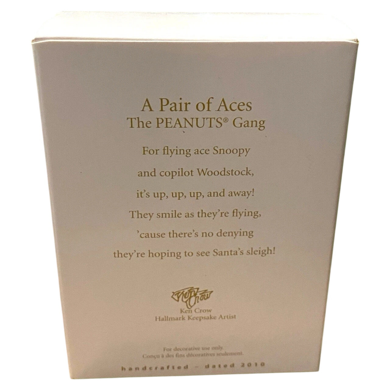 2010 A Pair of Aces (Peanuts)
