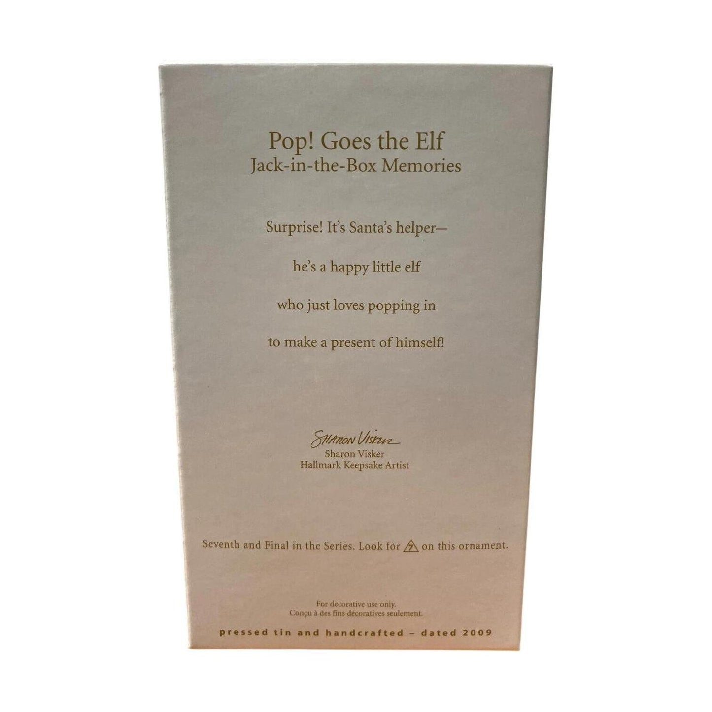 2009 Pop! Goes the Elf (Jack-in-the-Box Memories)