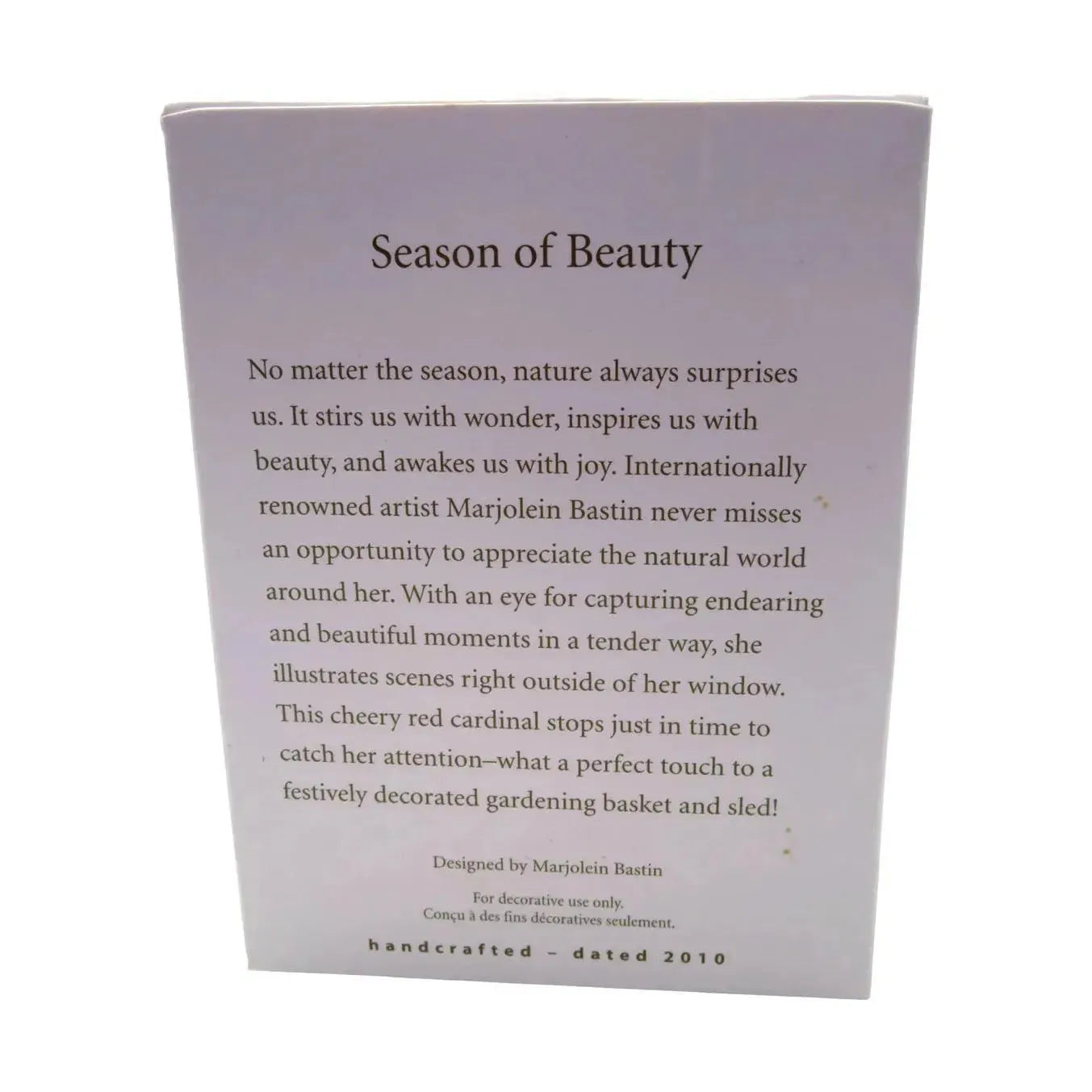 2010 Season of Beauty (Nature's Sketchbook)