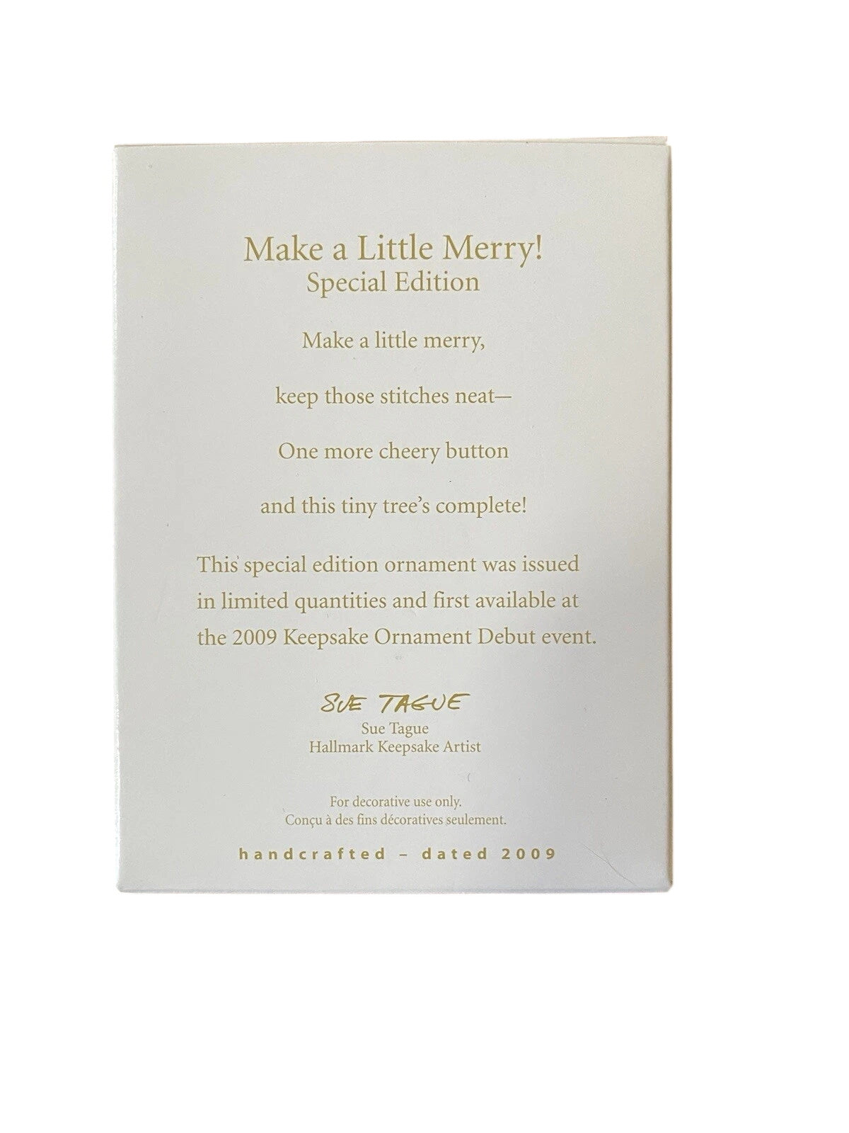 2009 Make a Little Merry! (Mouse)