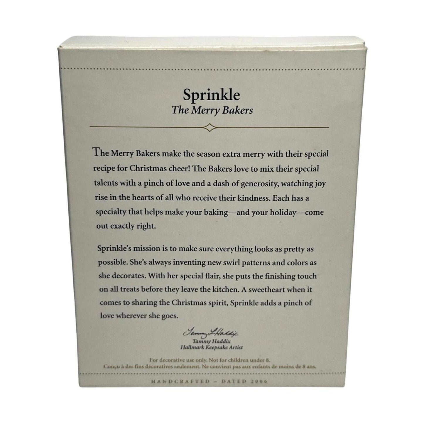 2006 Sprinkle (The Merry Bakers)