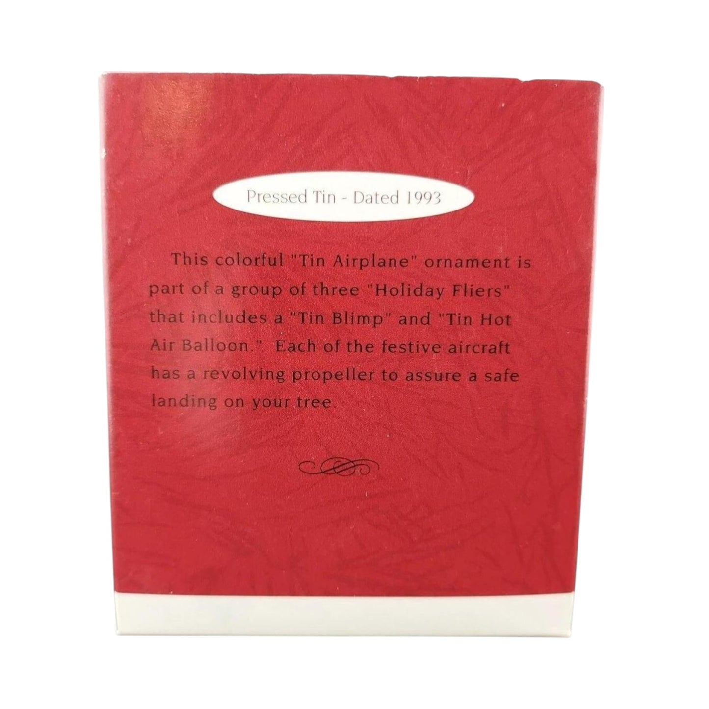 1993 Tin Airplane (Holiday Fliers)