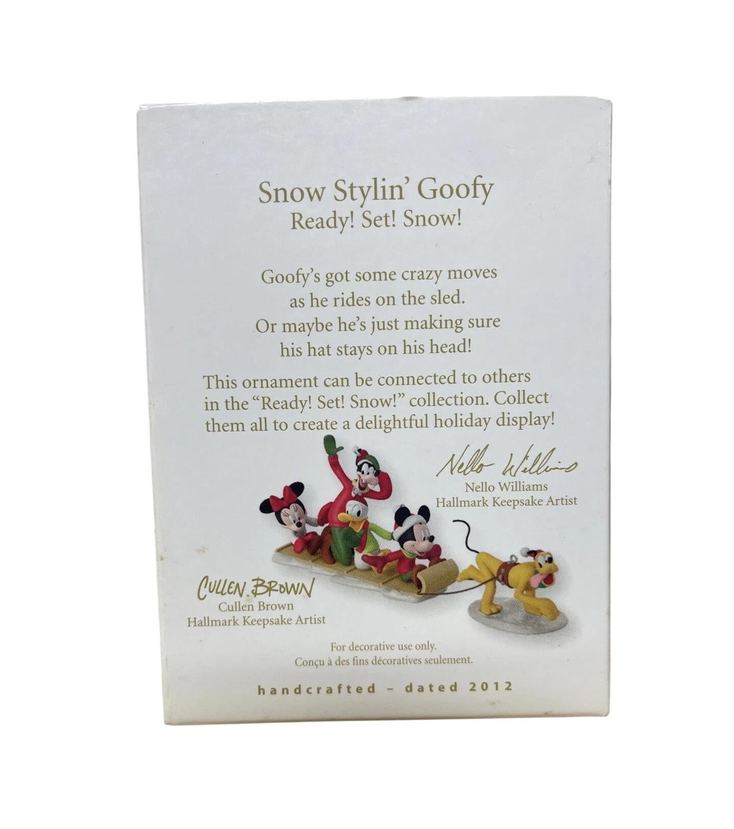 2012 Snow Stylin' Goofy (Mickey Mouse & Friends)