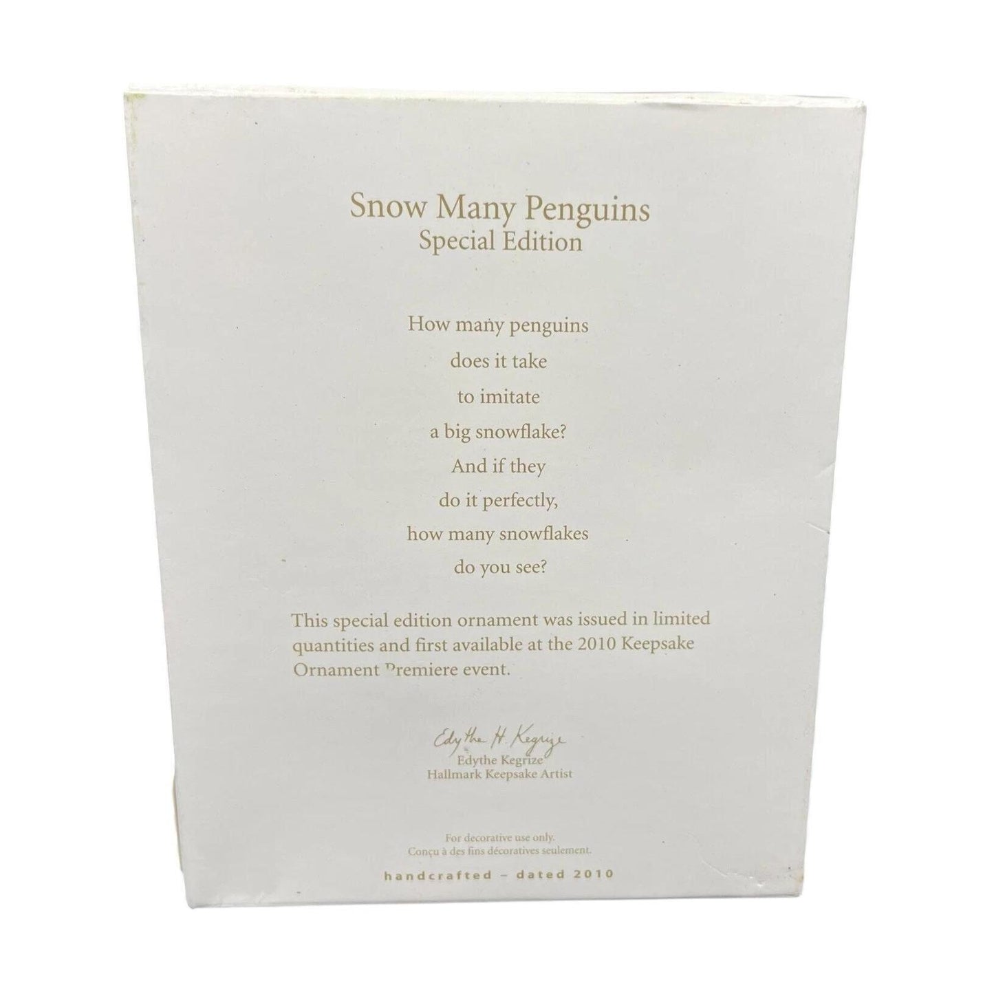 2010 Snow Many Penguins (Penguins)