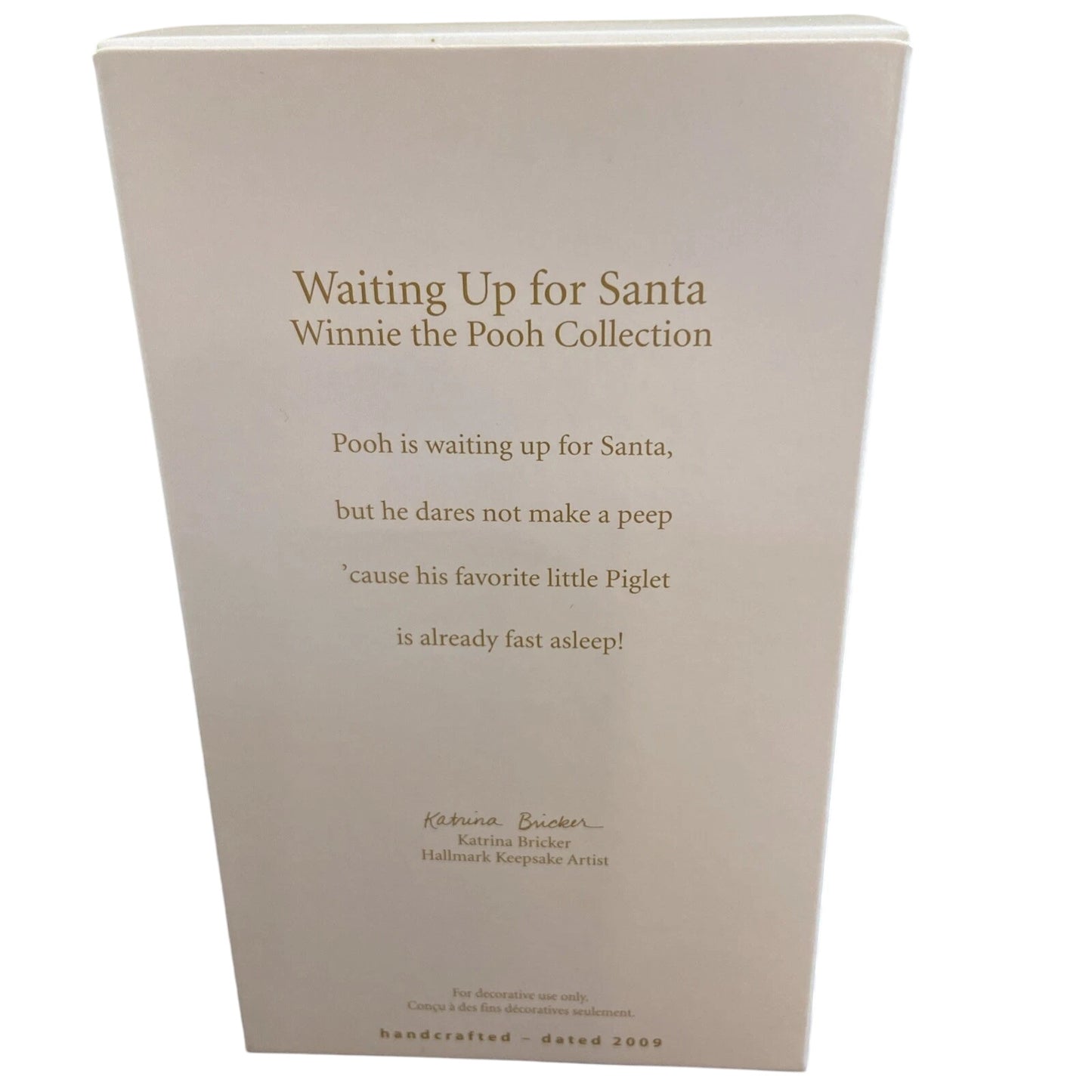 2009 Waiting Up for Santa (Winnie the Pooh)