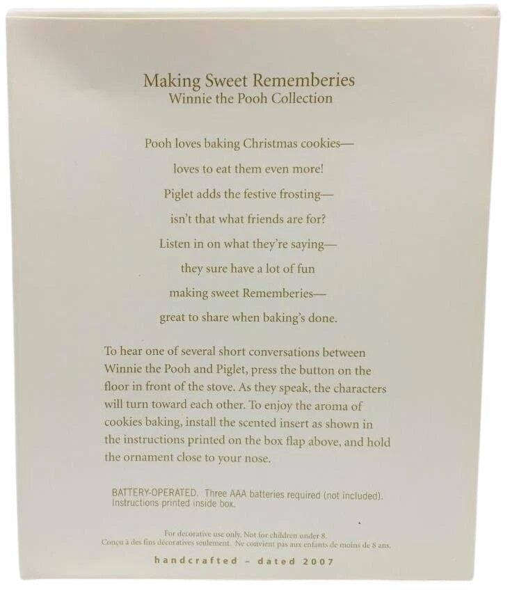 2007 Making Sweet Rememberies (Winnie the Pooh)