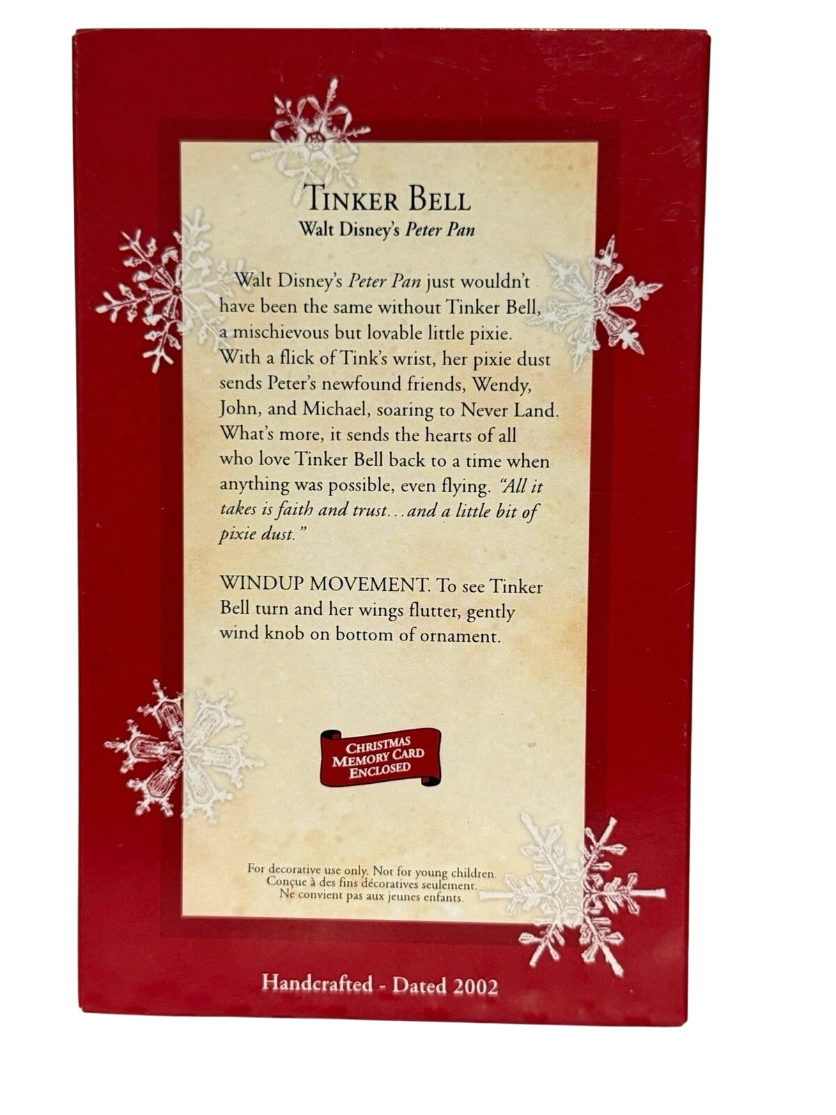 2002 Tinker Bell (Peter Pan)