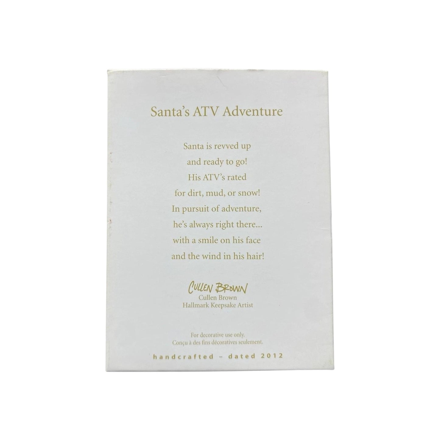 2012 Santa's ATV Adventure (Santa Claus)