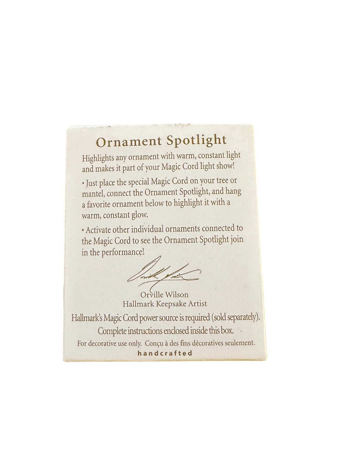 2011 Ornament Spotlight (Star)