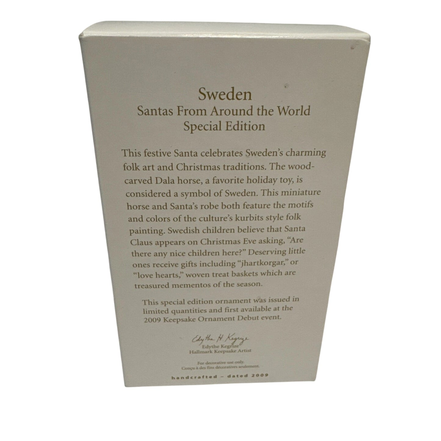2009 Sweden (Santa From Around the World)