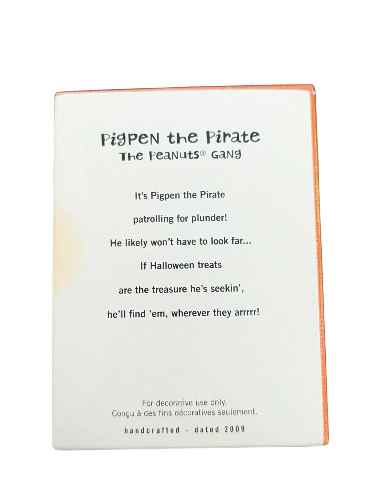 2009 Pigpen the Pirate (Peanuts)