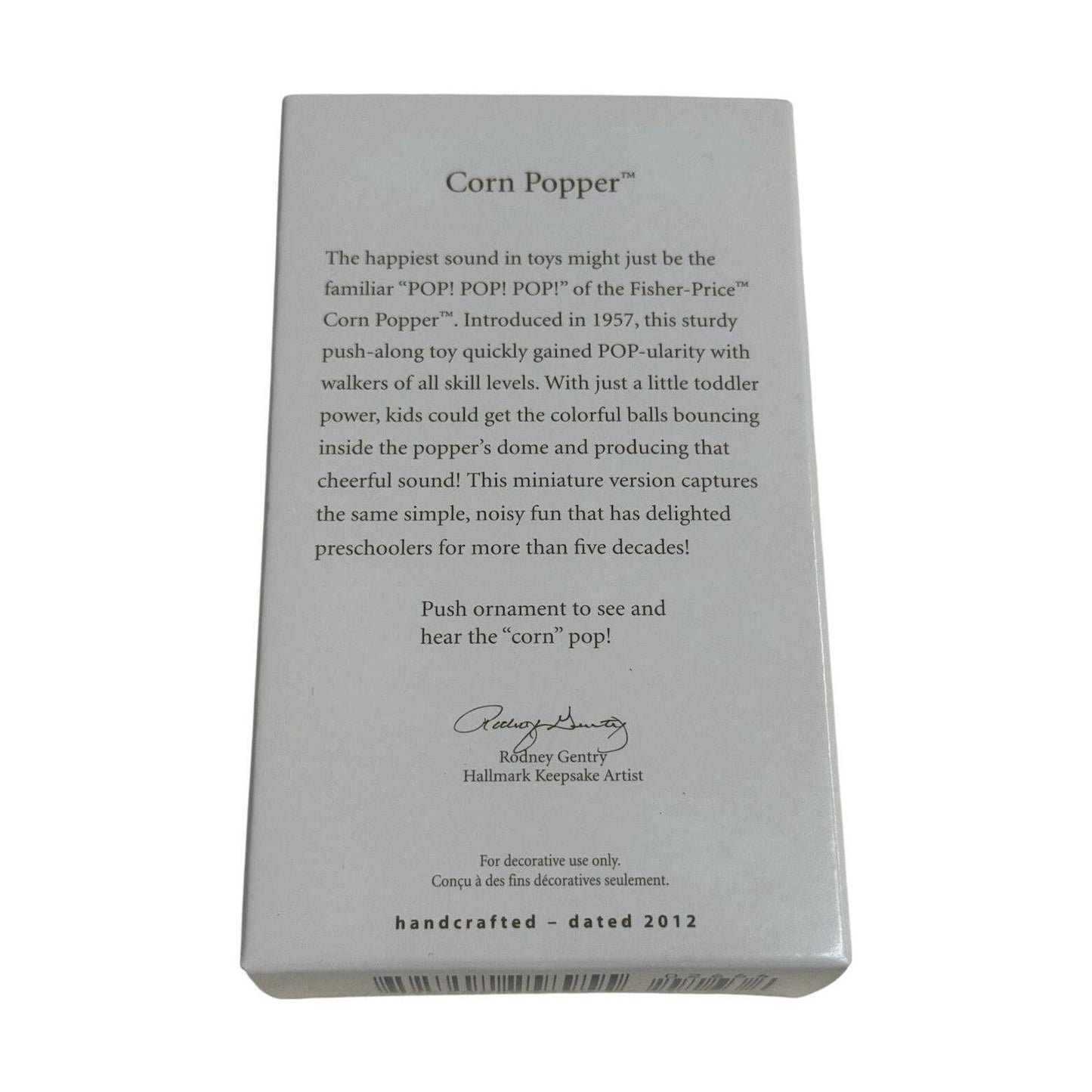 2012 Corn Popper (Fisher Price)
