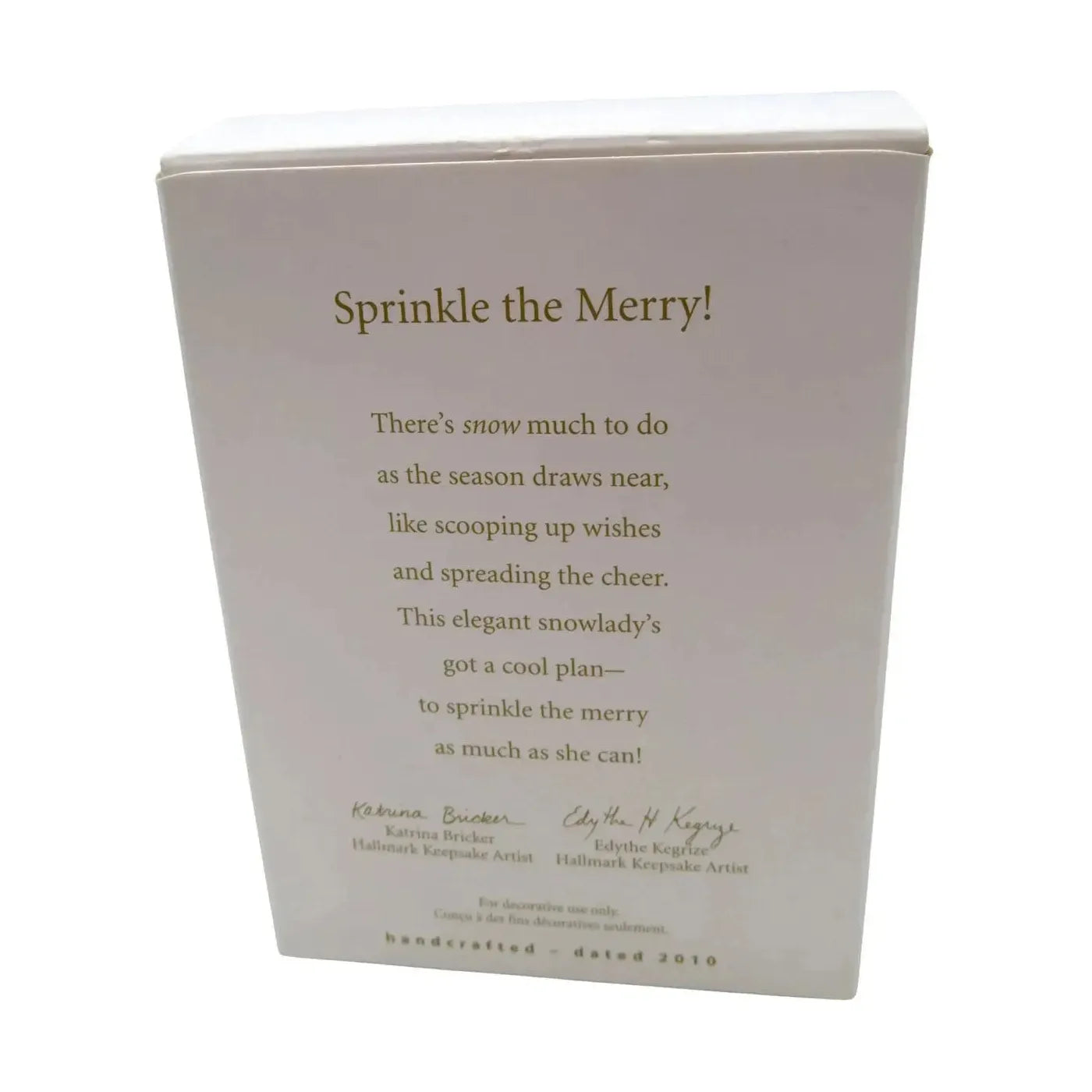 2010 Sprinkle the Merry! (Snowflake)