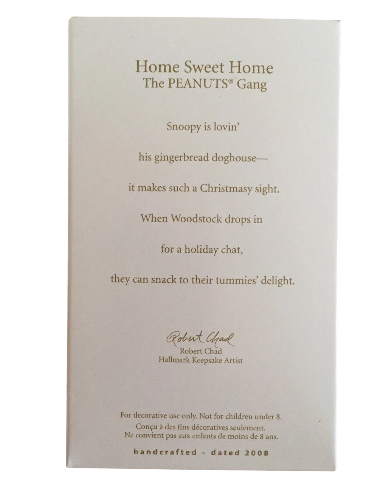 2008 Home Sweet Home (Peanuts)