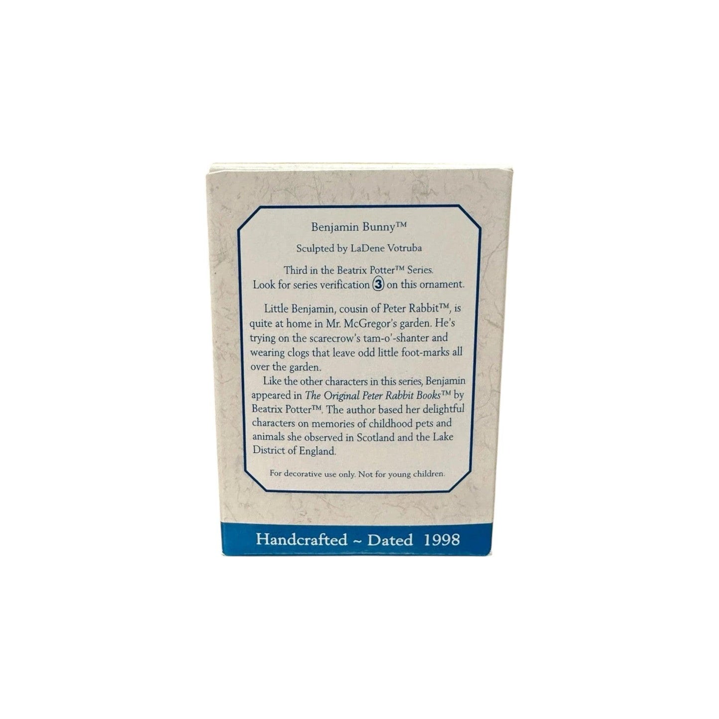 1998 Benjamin Bunny (Beatrix Potter)