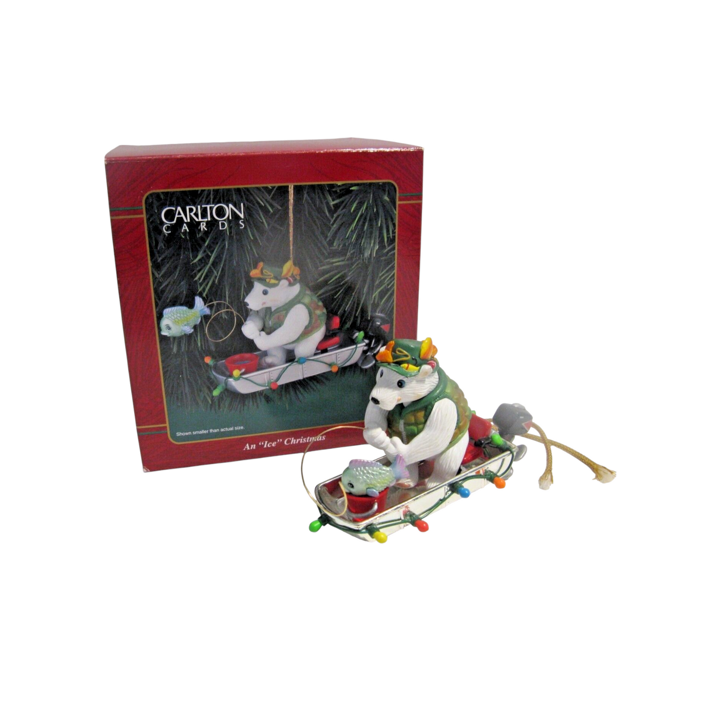 Vintage An "Ice" Christmas Carlton Cards Ornaments (Polar Bear) by Carlton Cards CXOR-094A CXOR-094A Image4