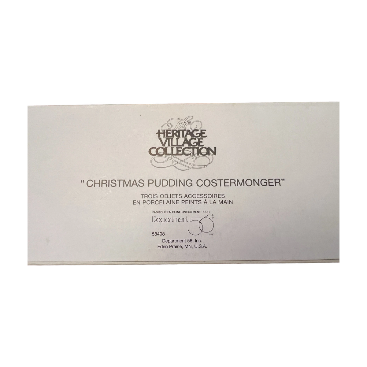 Vintage Christmas Pudding Costermonger Set of 3 Department 56 58408 Image7