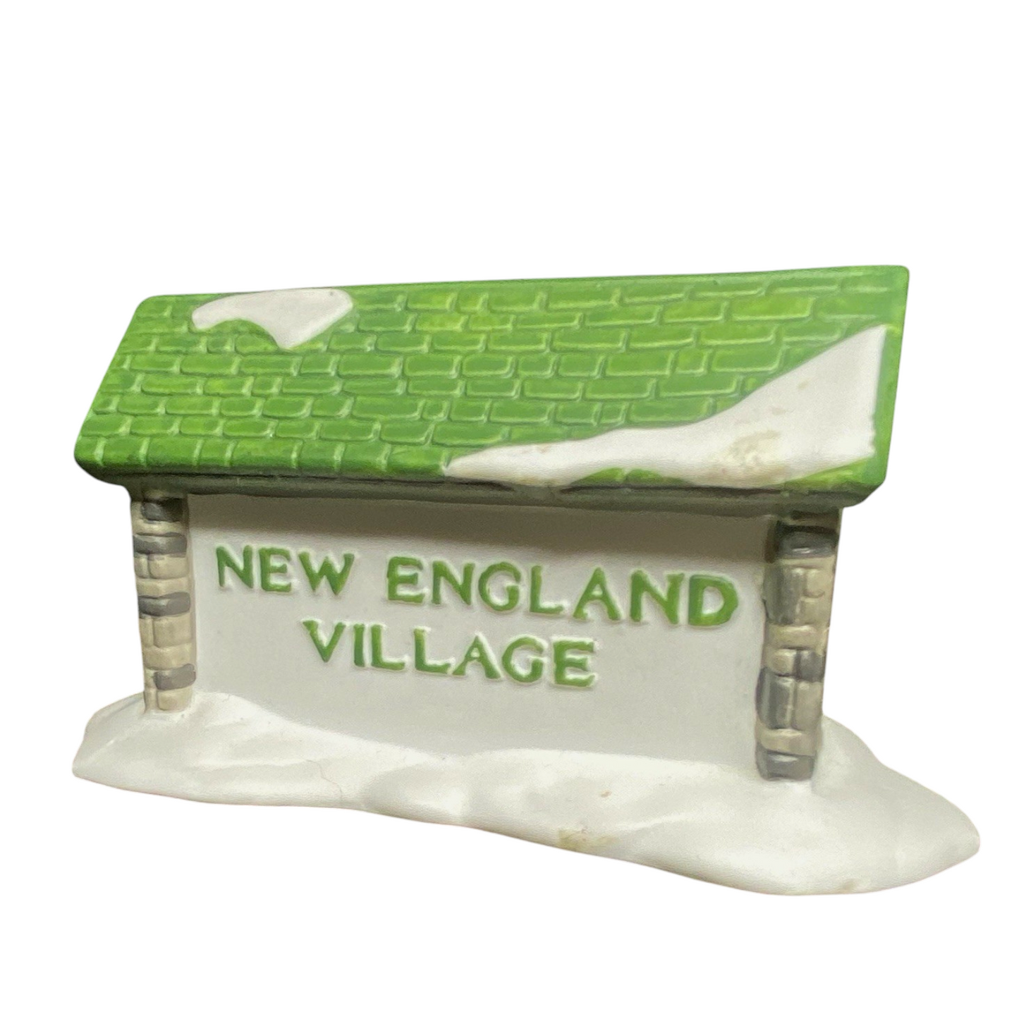 1987 New England Village Sign – (Department 56) Item #1705836